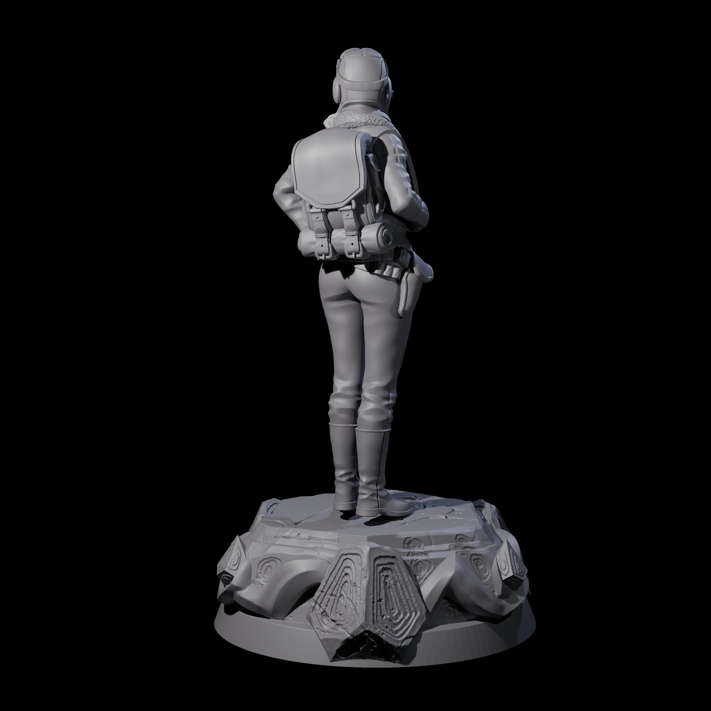 Adventurous Human Investigator Miniature for Dungeons and Dragons, Pathfinder or other TTRPGs