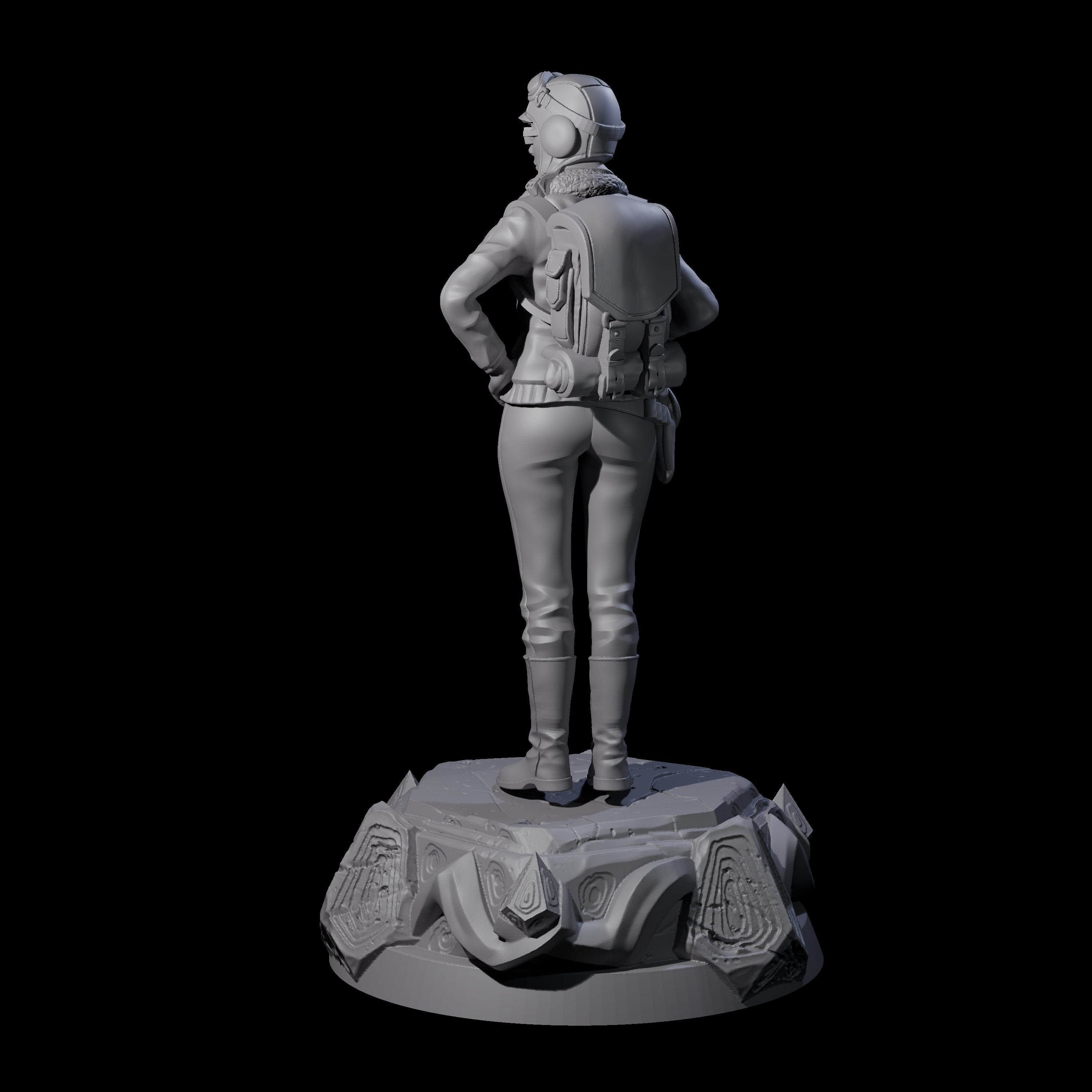 Adventurous Human Investigator Miniature for Dungeons and Dragons, Pathfinder or other TTRPGs