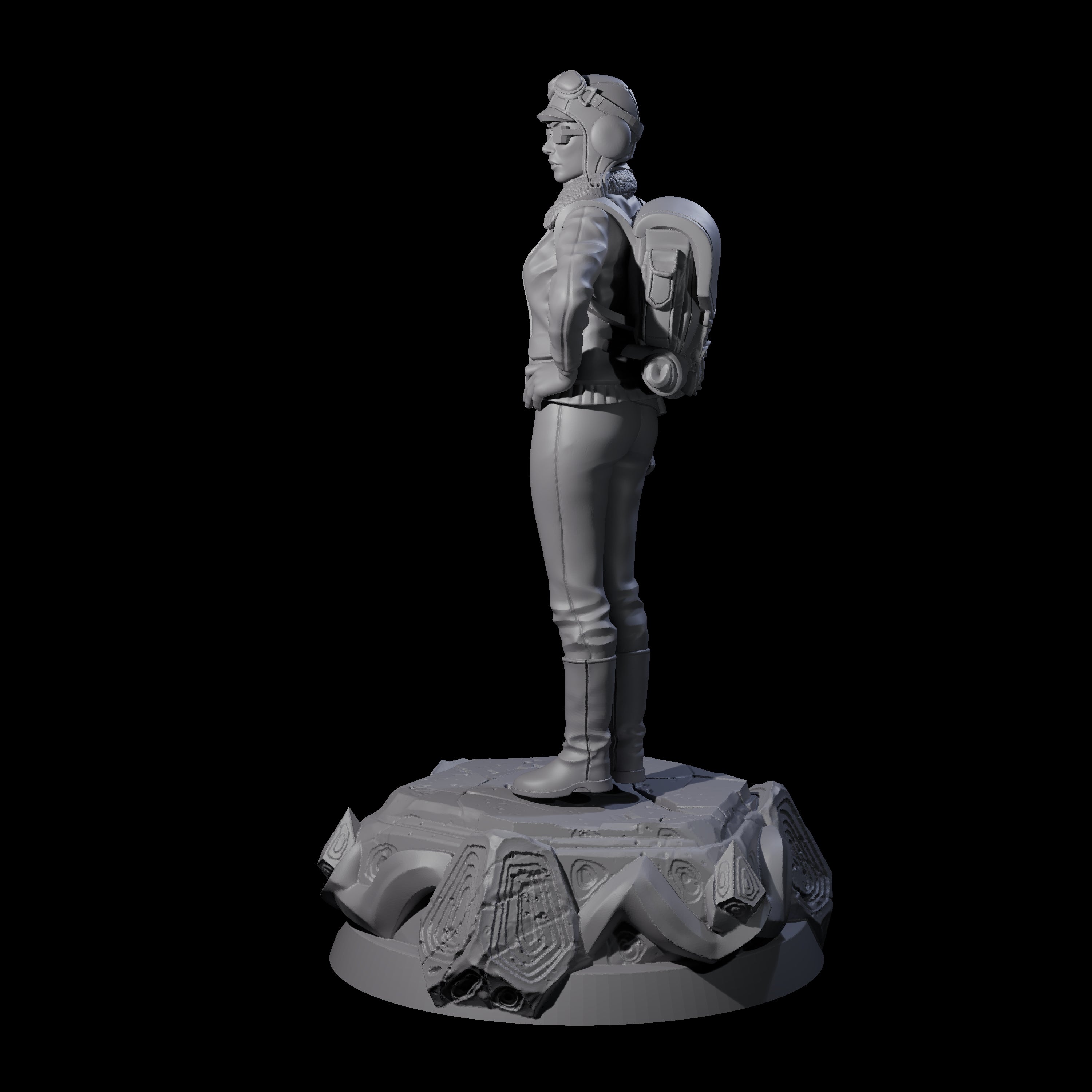 Adventurous Human Investigator Miniature for Dungeons and Dragons, Pathfinder or other TTRPGs