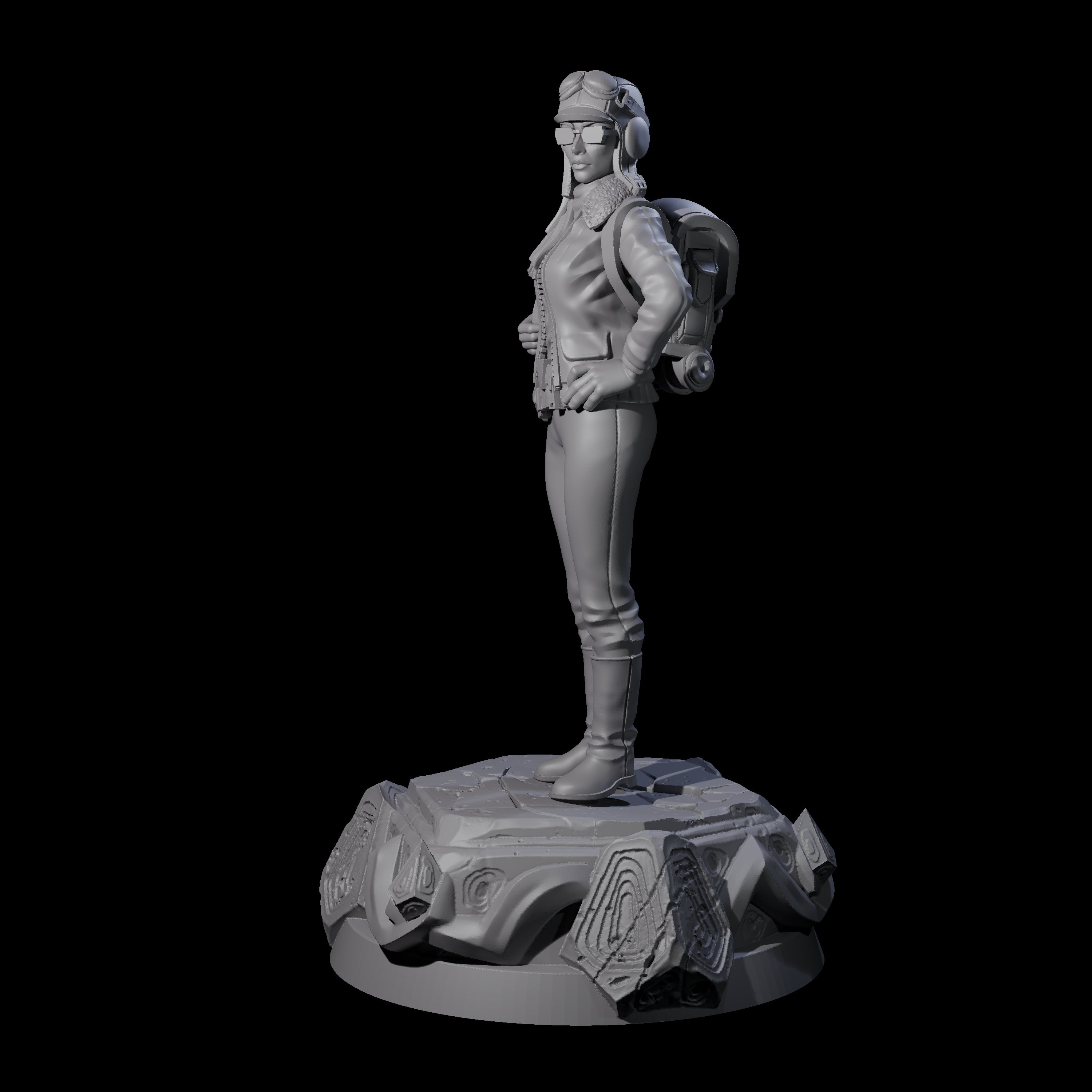 Adventurous Human Investigator Miniature for Dungeons and Dragons, Pathfinder or other TTRPGs