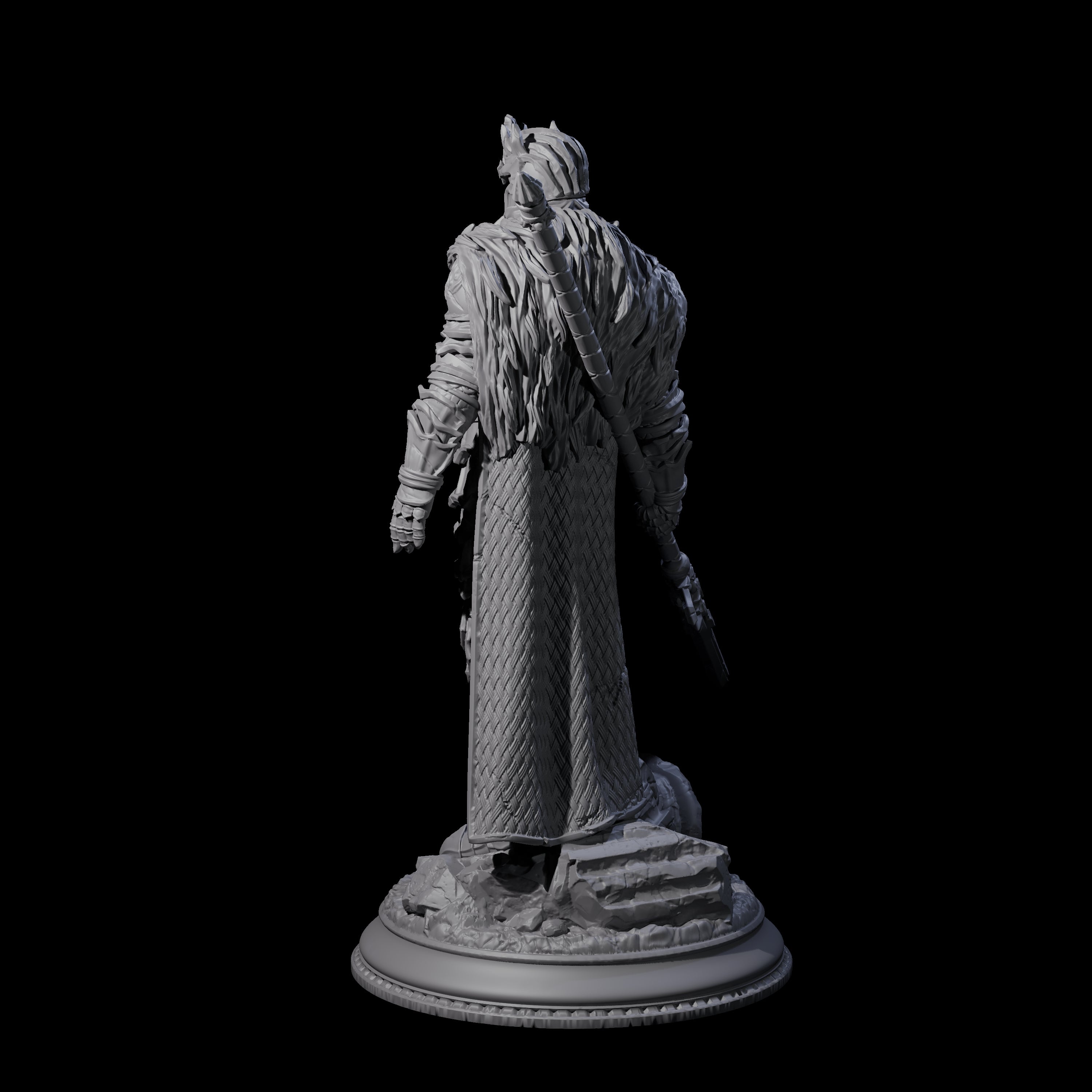 Agile Spear Fighter Miniature for Dungeons and Dragons, Pathfinder or other TTRPGs