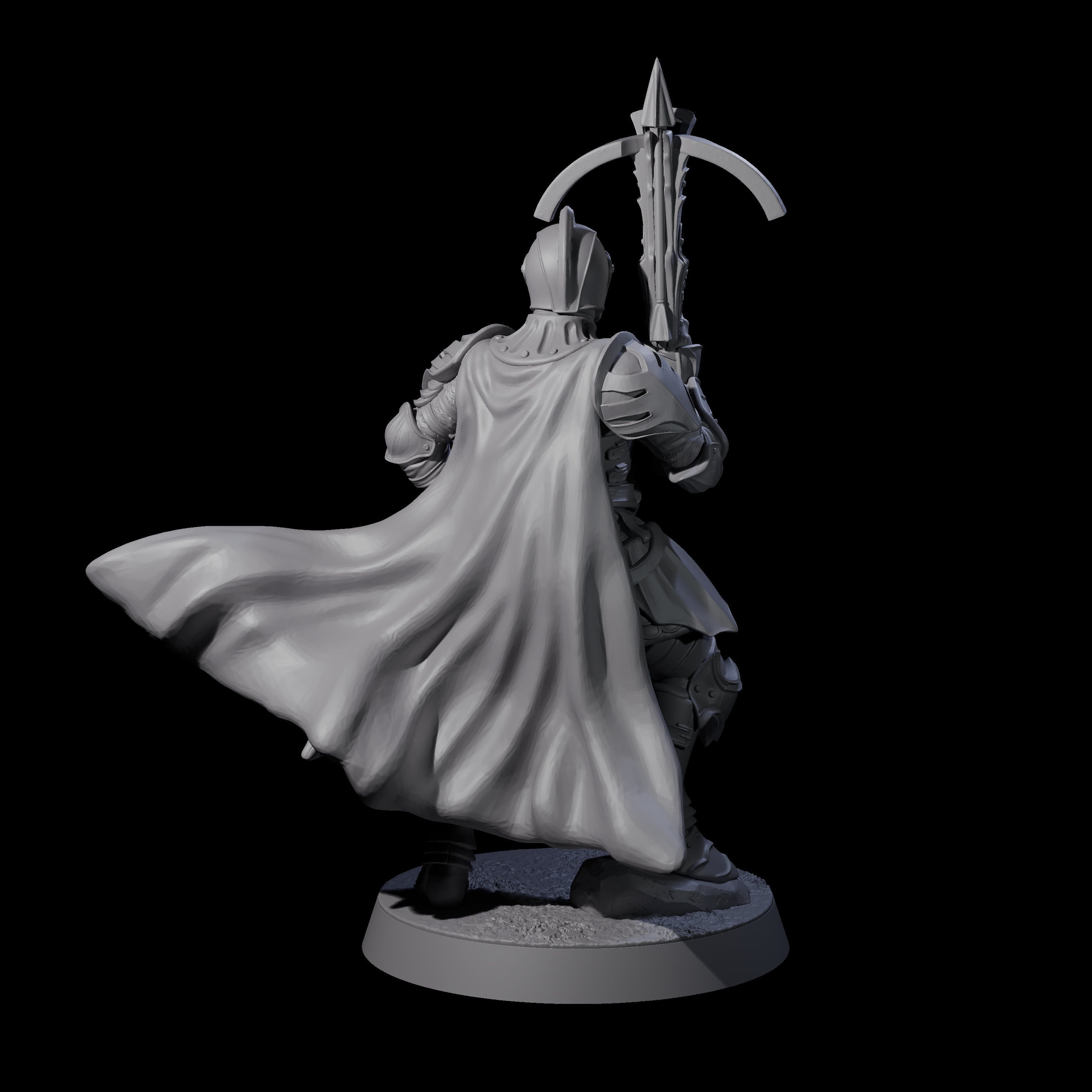 Aiming Militia Crossbowman C Miniature for Dungeons and Dragons, Pathfinder or other TTRPGs