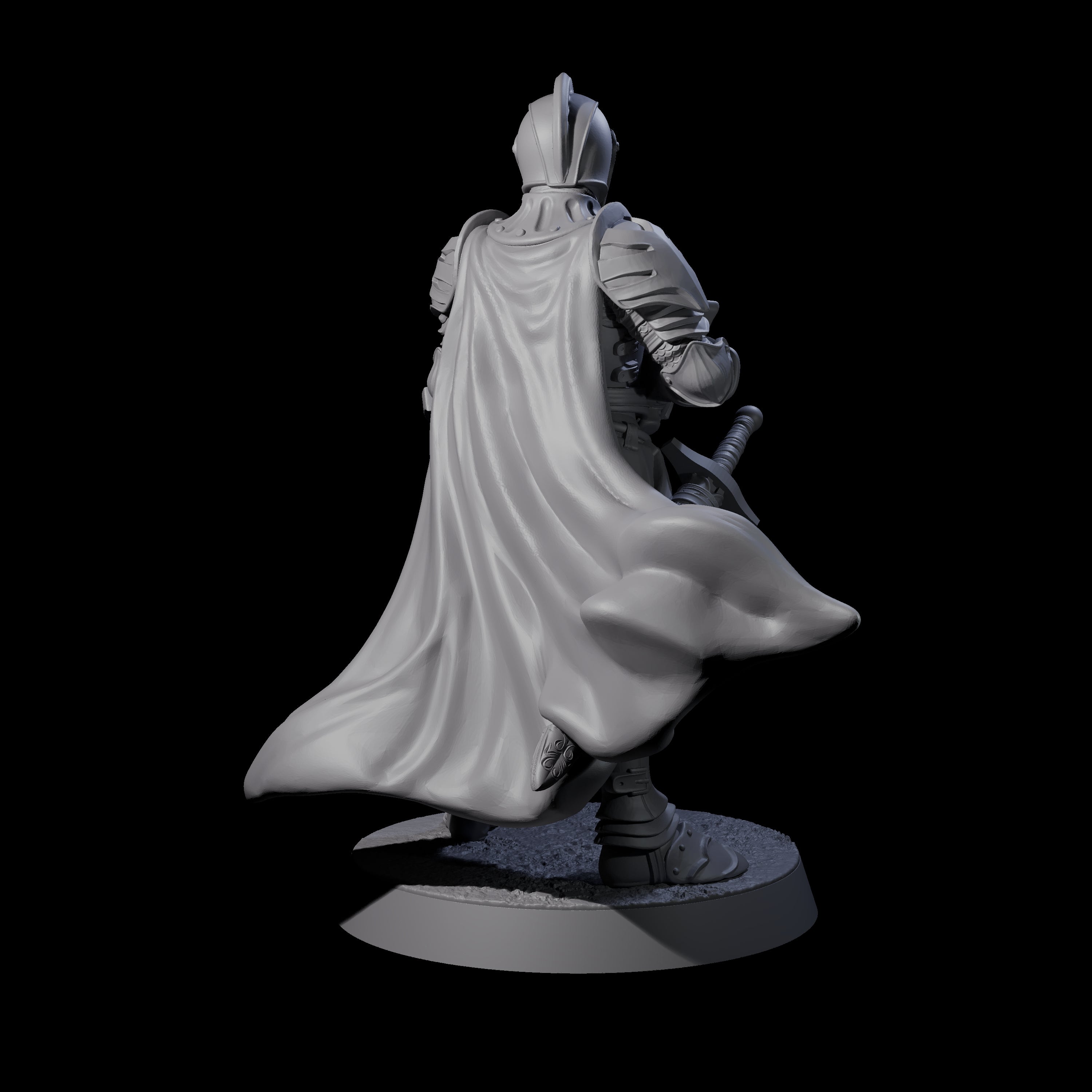 Aiming Militia Crossbowman D Miniature for Dungeons and Dragons, Pathfinder or other TTRPGs