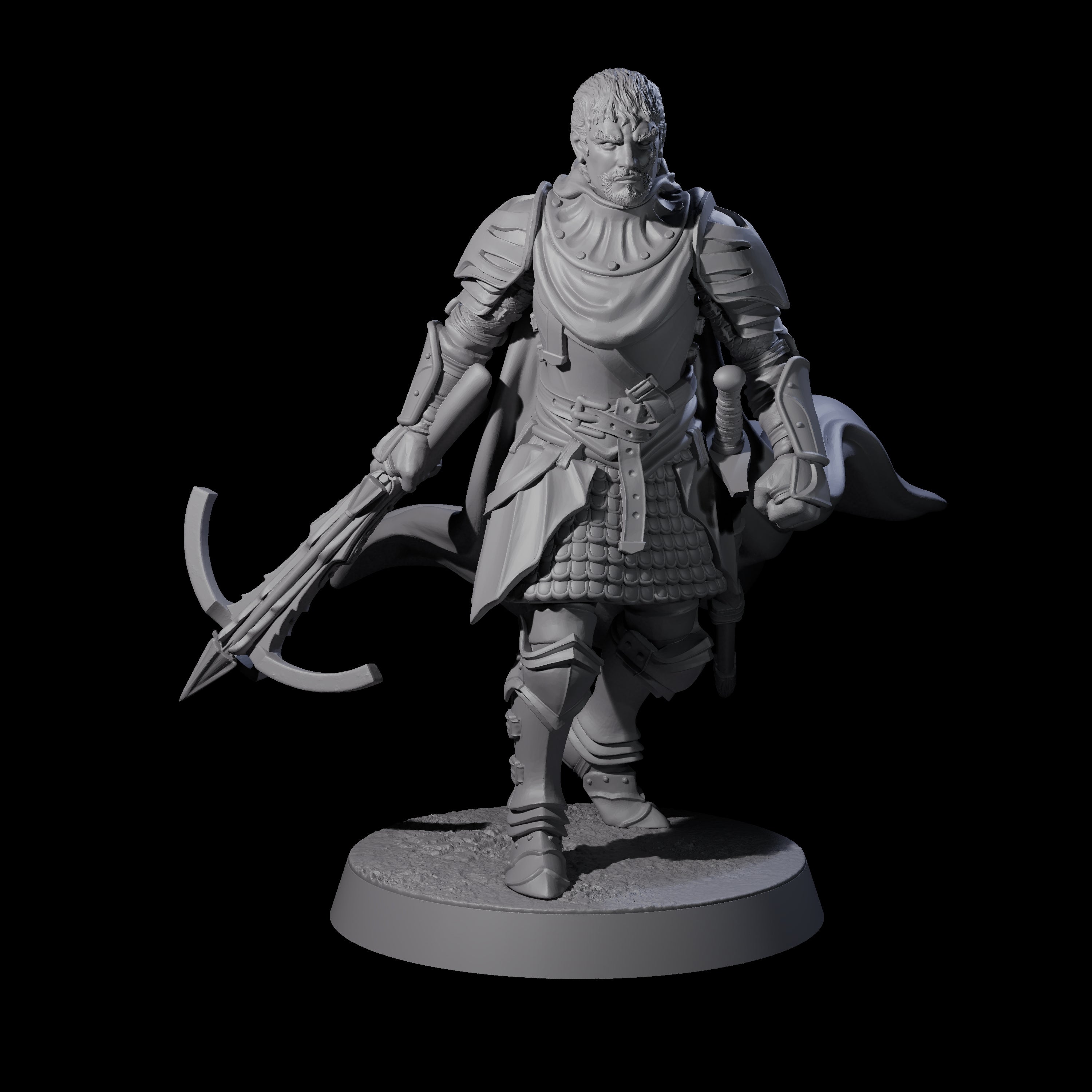 Aiming Militia Crossbowman E Miniature for Dungeons and Dragons, Pathfinder or other TTRPGs