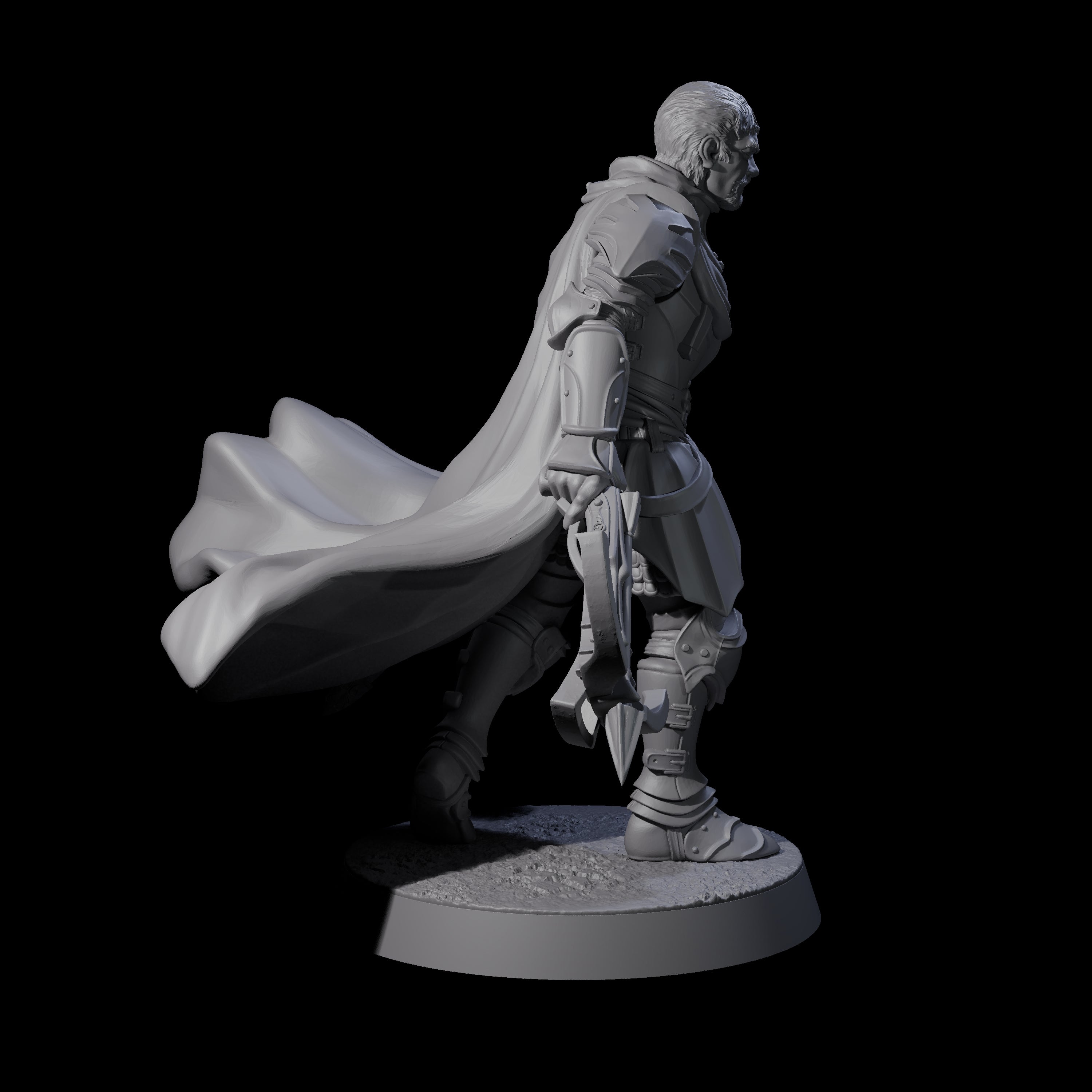 Aiming Militia Crossbowman E Miniature for Dungeons and Dragons, Pathfinder or other TTRPGs