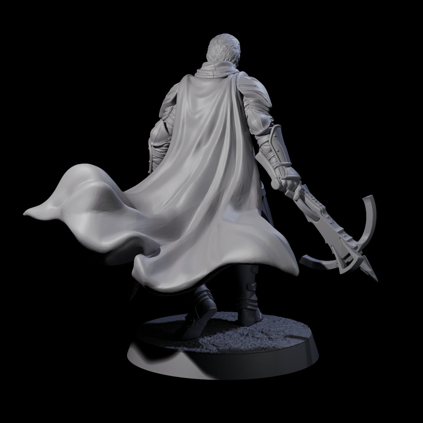 Aiming Militia Crossbowman E Miniature for Dungeons and Dragons, Pathfinder or other TTRPGs