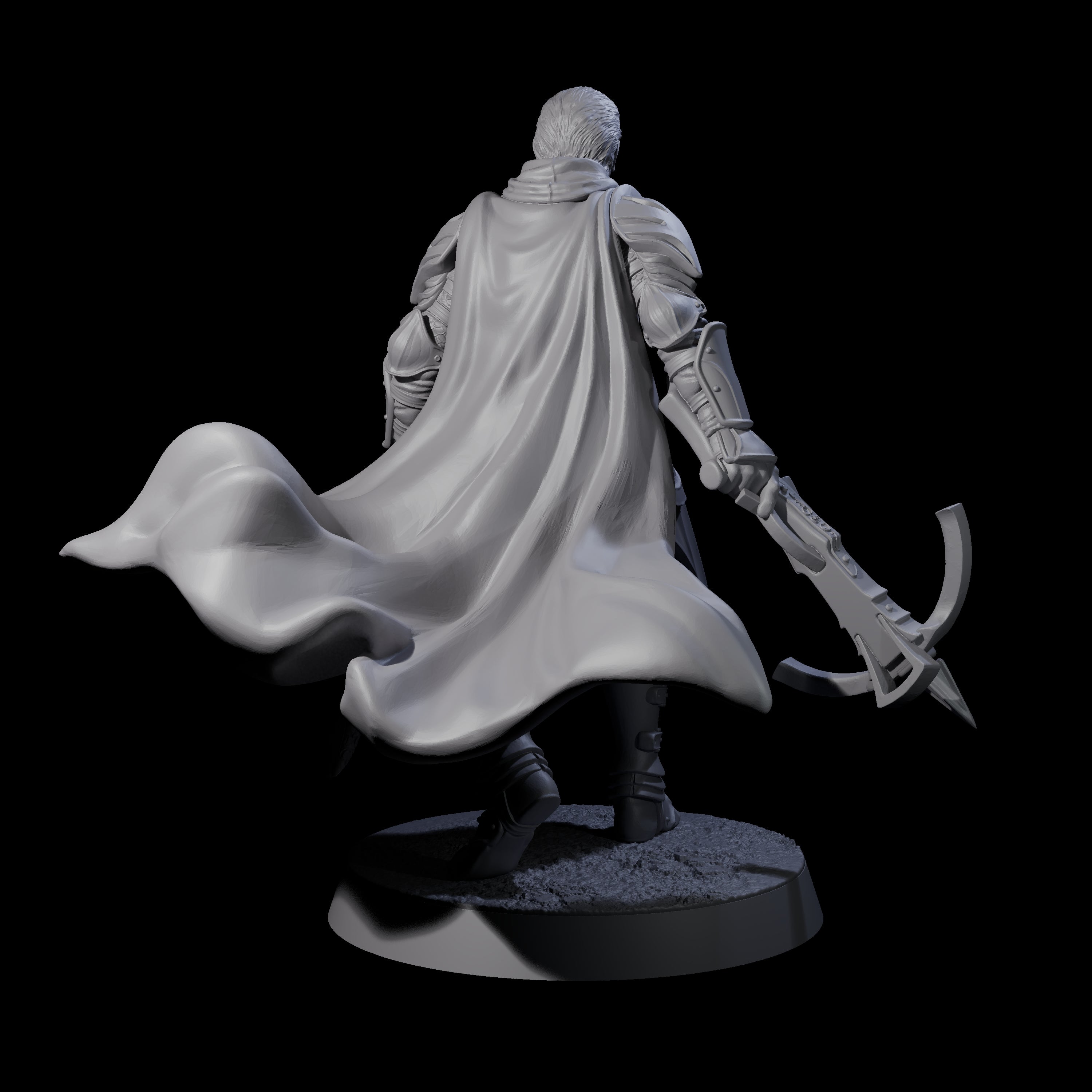 Aiming Militia Crossbowman E Miniature for Dungeons and Dragons, Pathfinder or other TTRPGs