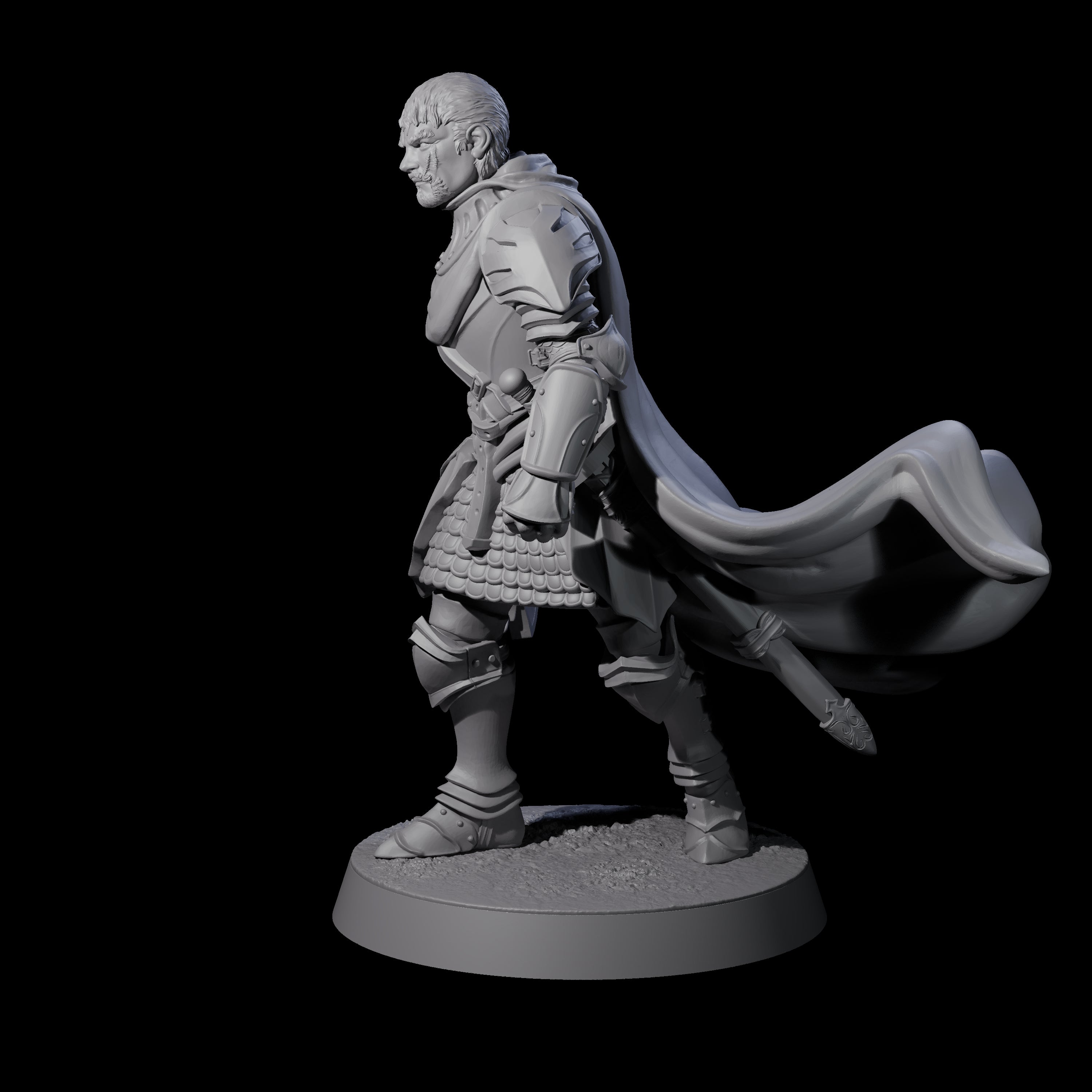 Aiming Militia Crossbowman E Miniature for Dungeons and Dragons, Pathfinder or other TTRPGs