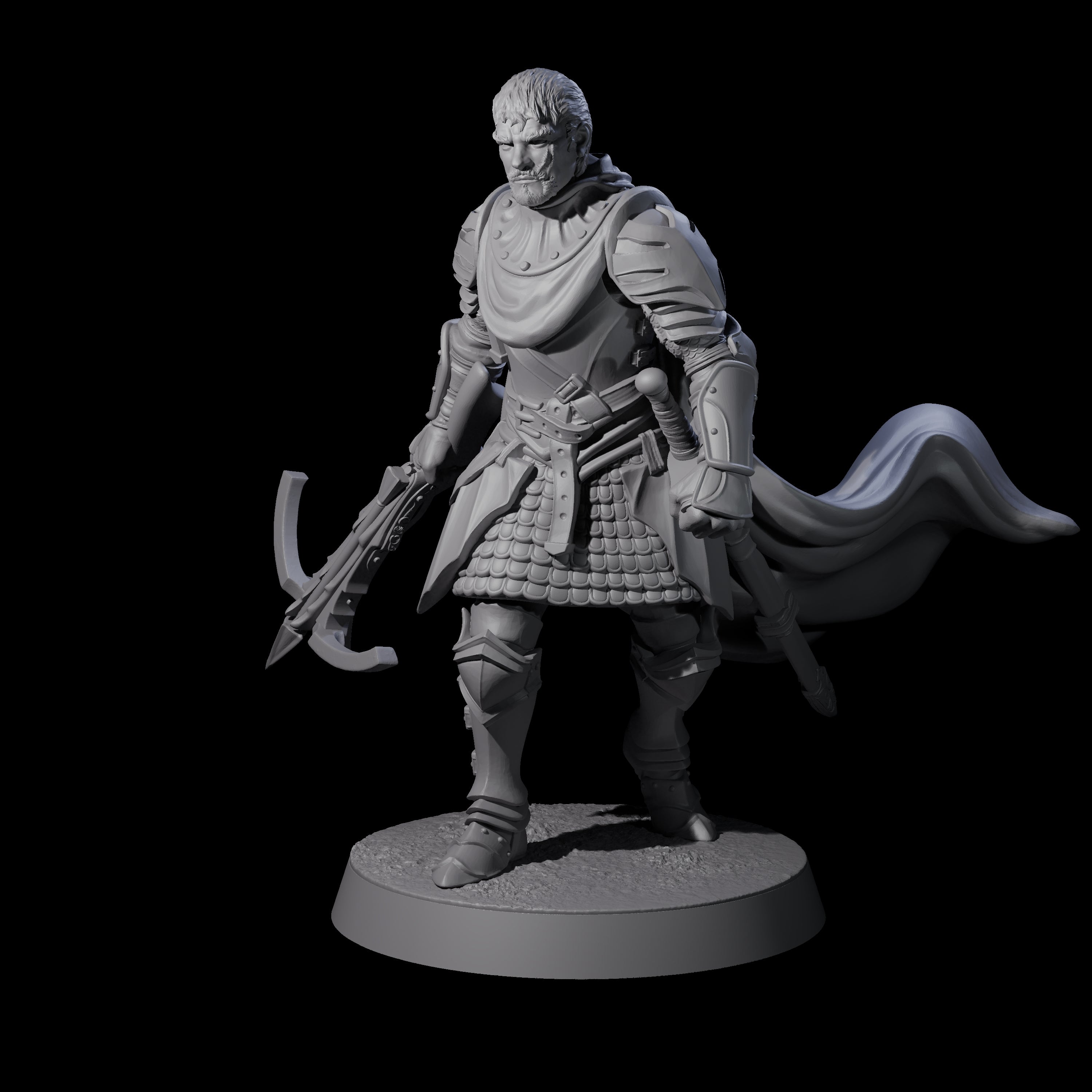 Aiming Militia Crossbowman E Miniature for Dungeons and Dragons, Pathfinder or other TTRPGs