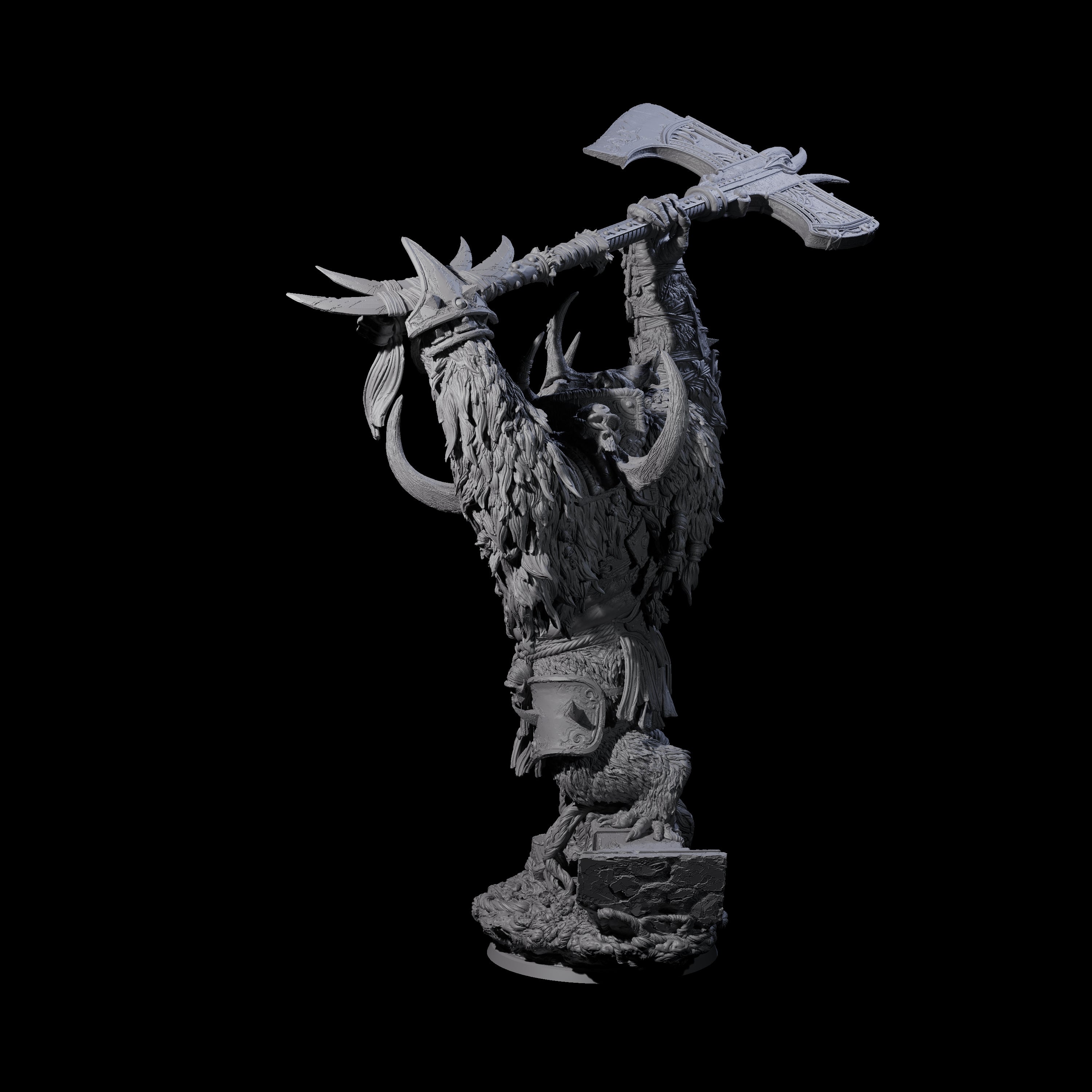 All Conquering Giant Ape Miniature for Dungeons and Dragons, Pathfinder or other TTRPGs
