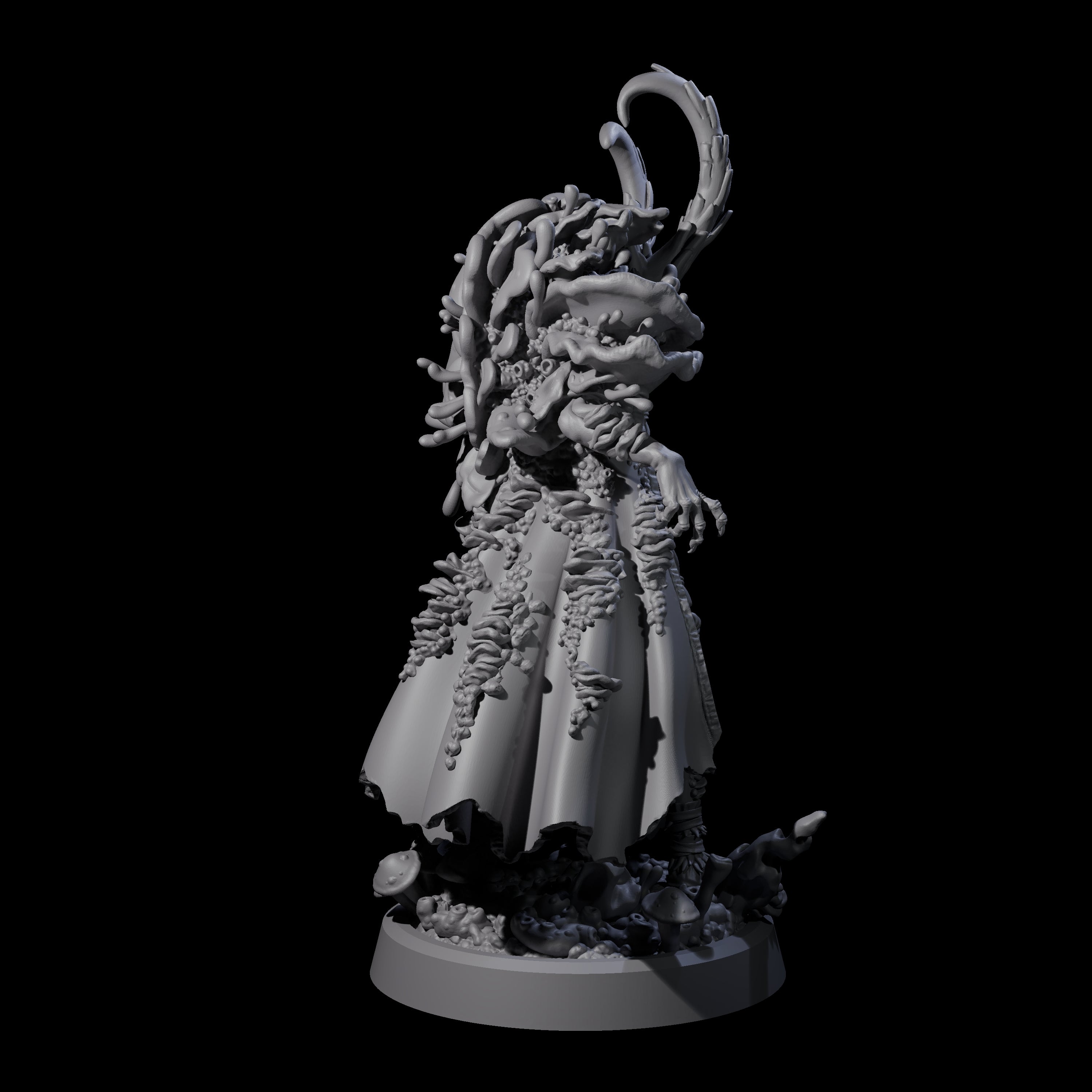 All Seeing Spore Priest Miniature for Dungeons and Dragons, Pathfinder or other TTRPGs
