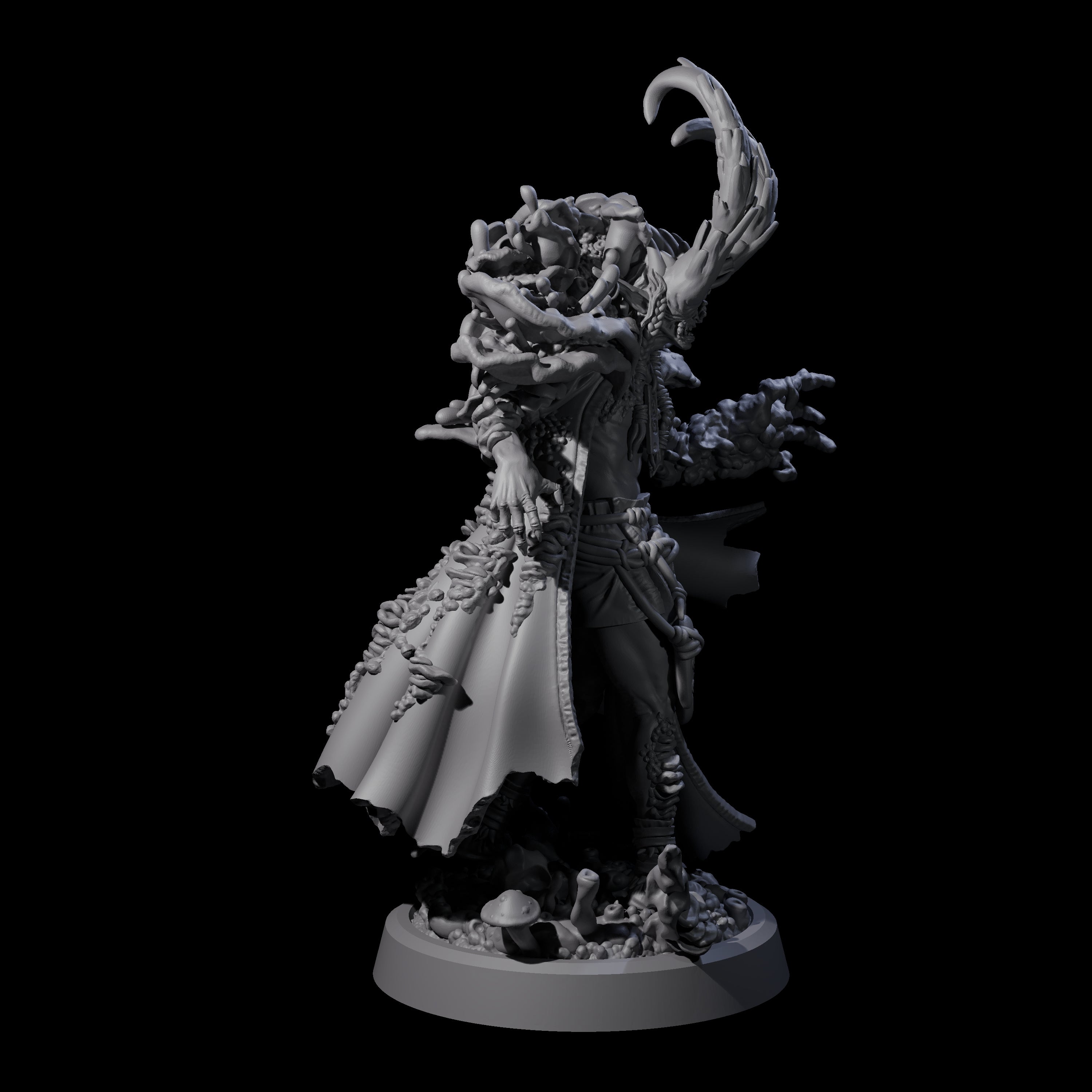 All Seeing Spore Priest Miniature for Dungeons and Dragons, Pathfinder or other TTRPGs