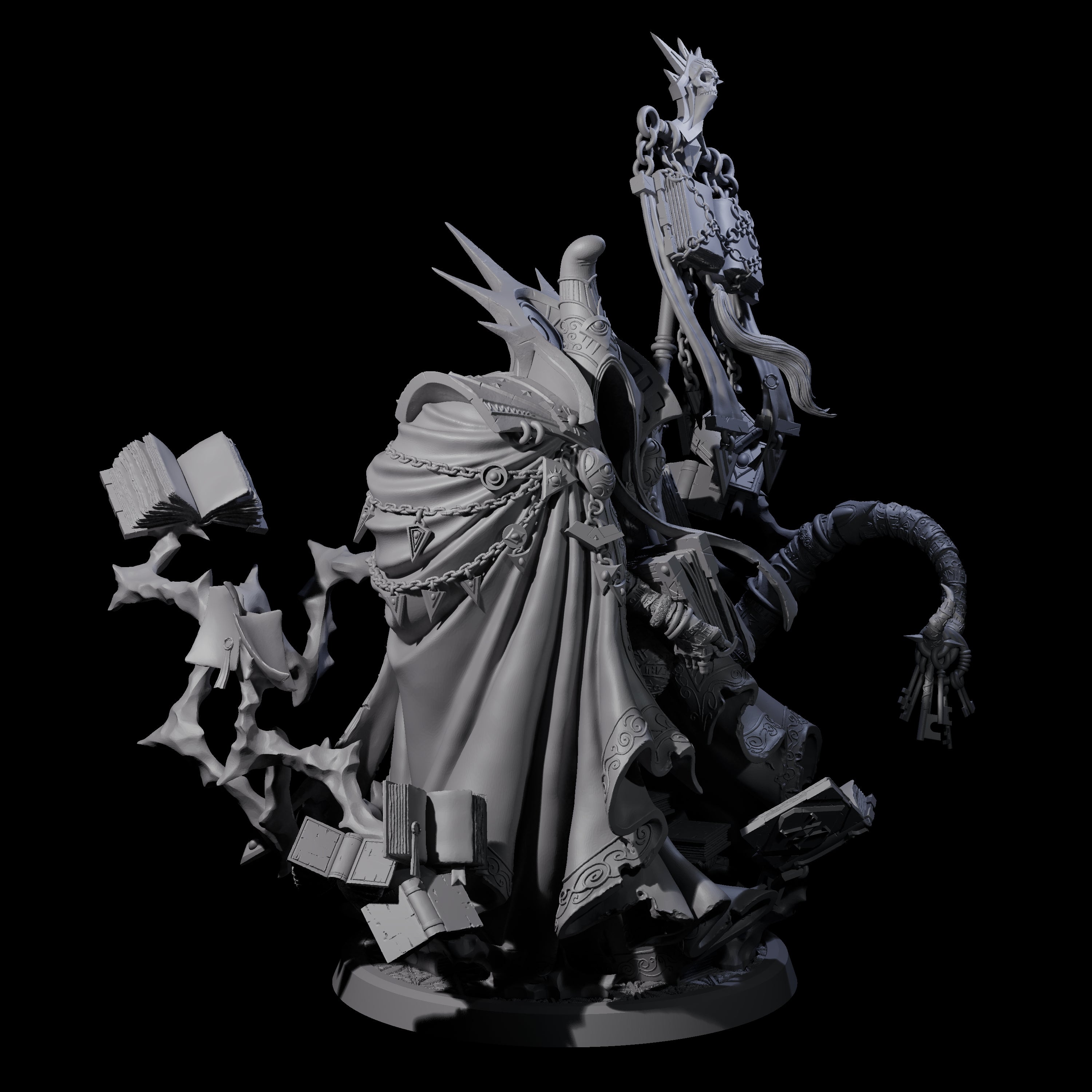 Allip - The Record Keeper Miniature for Dungeons and Dragons, Pathfinder or other TTRPGs