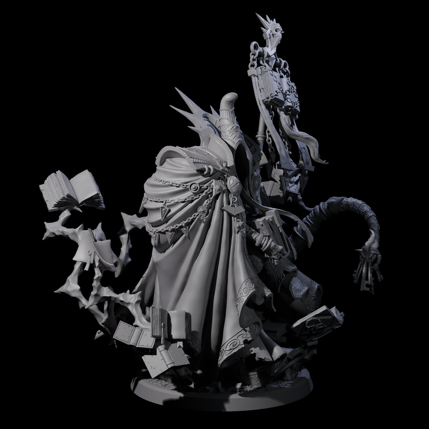 Allip - The Record Keeper Miniature for Dungeons and Dragons, Pathfinder or other TTRPGs