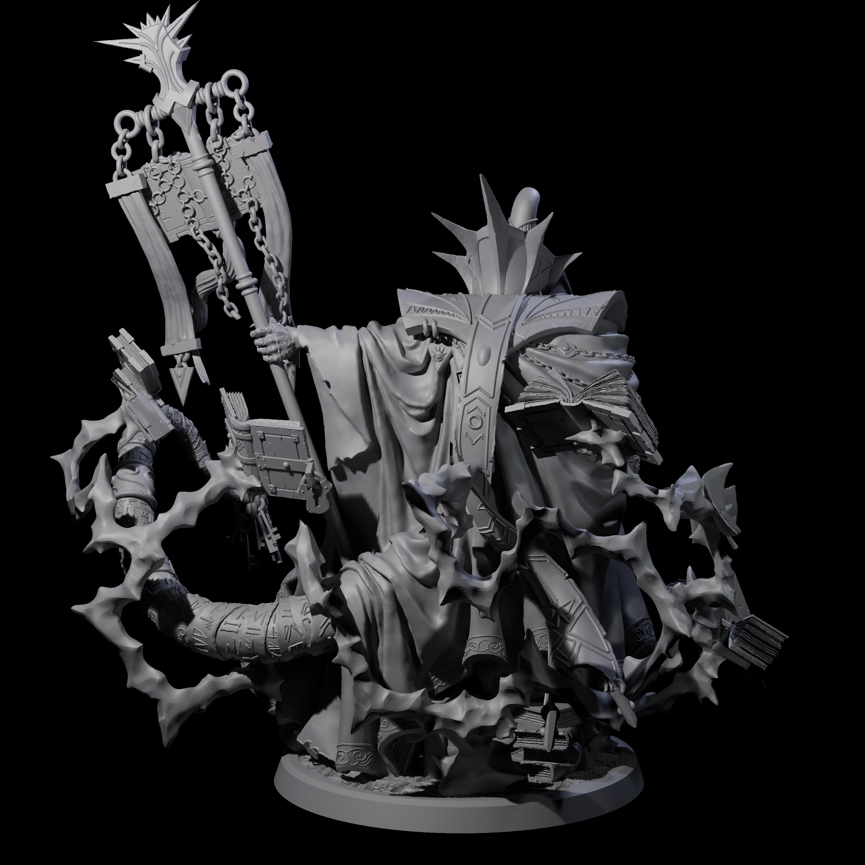 Allip - The Record Keeper Miniature for Dungeons and Dragons, Pathfinder or other TTRPGs