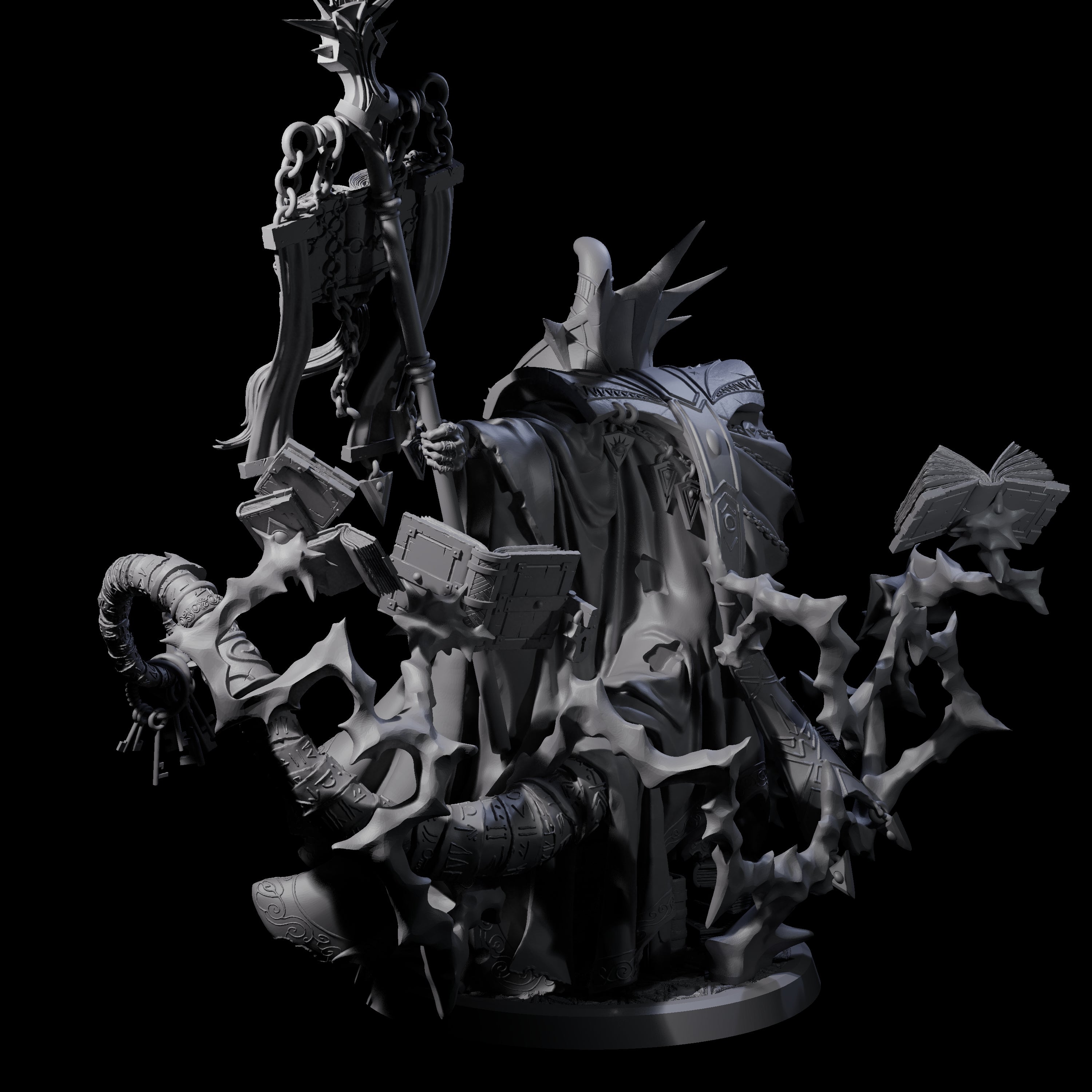 Allip - The Record Keeper Miniature for Dungeons and Dragons, Pathfinder or other TTRPGs