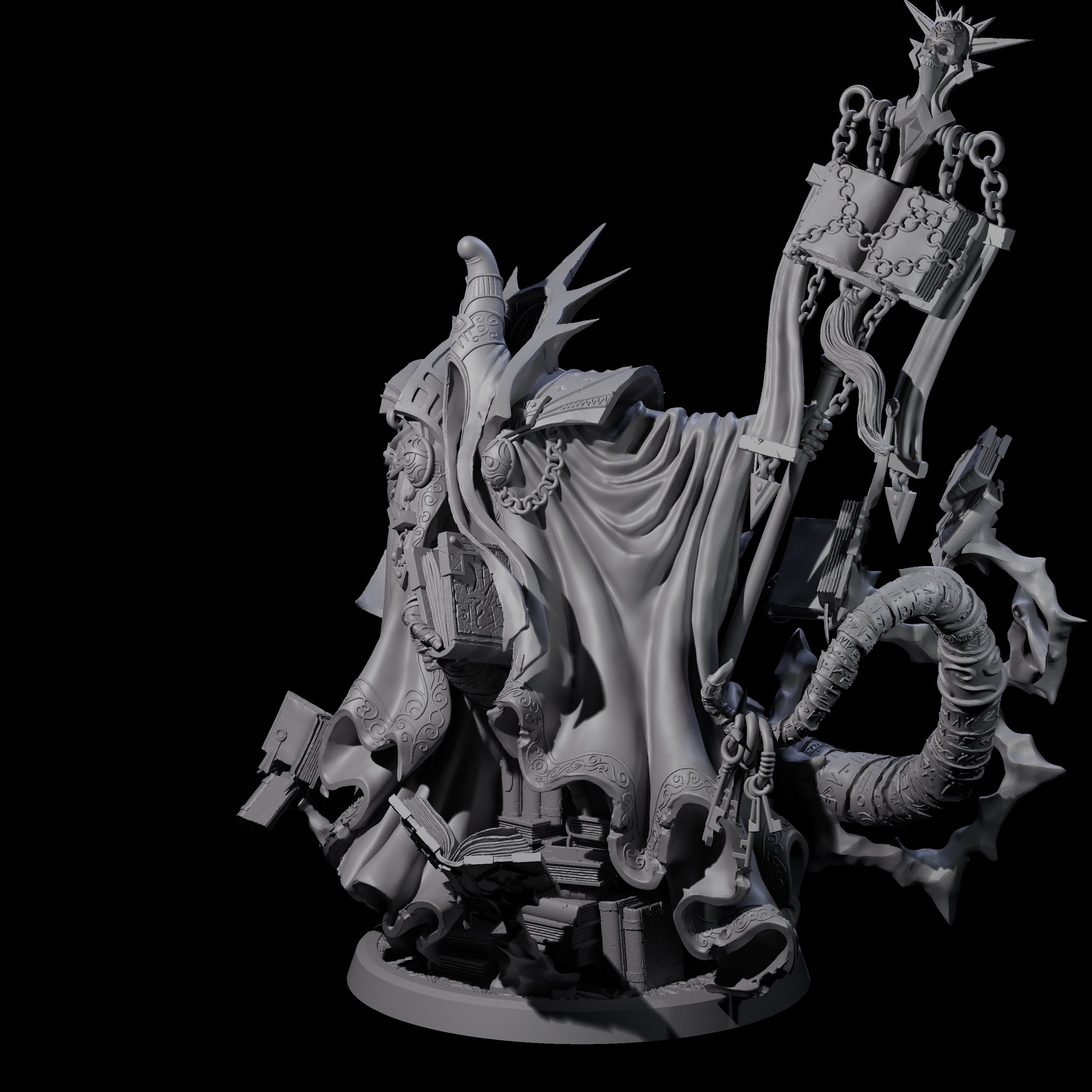 Allip - The Record Keeper Miniature for Dungeons and Dragons, Pathfinder or other TTRPGs