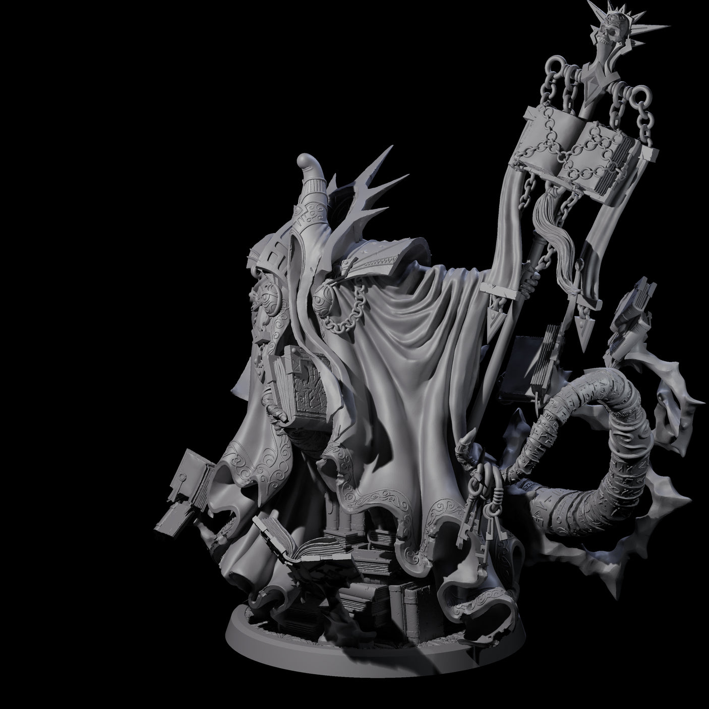 Allip - The Record Keeper Miniature for Dungeons and Dragons, Pathfinder or other TTRPGs