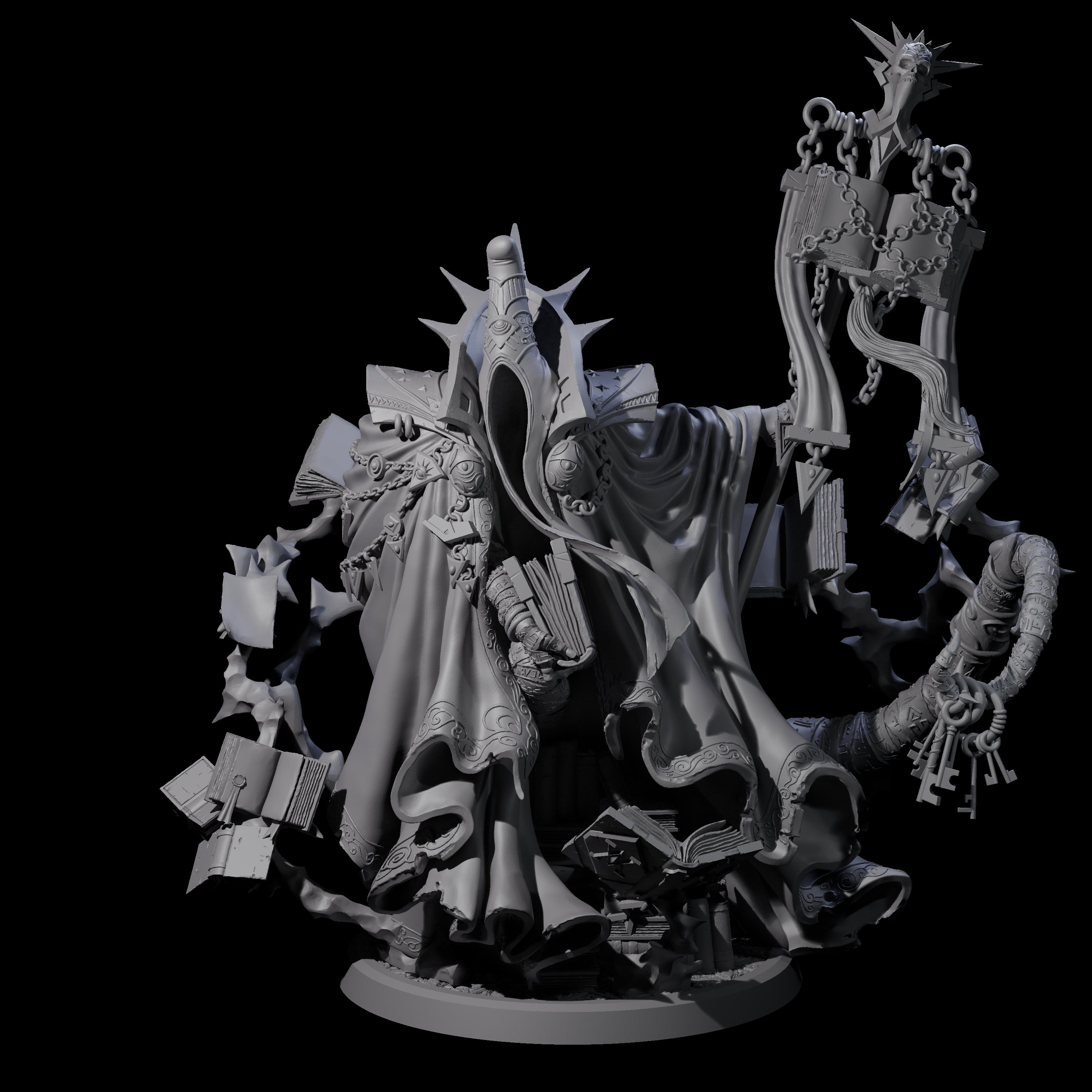 Allip - The Record Keeper Miniature for Dungeons and Dragons, Pathfinder or other TTRPGs