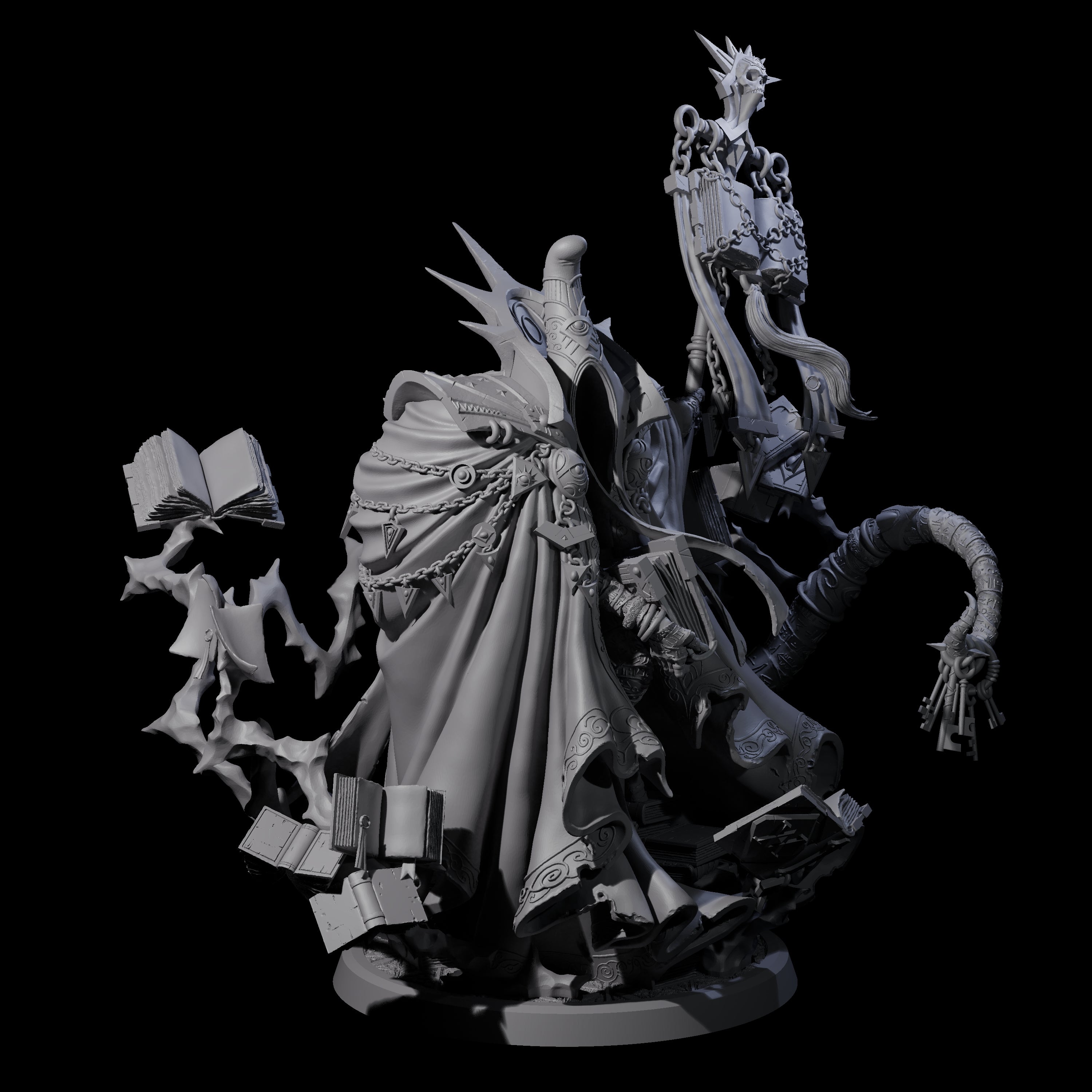 Allip - The Record Keeper Miniature for Dungeons and Dragons, Pathfinder or other TTRPGs