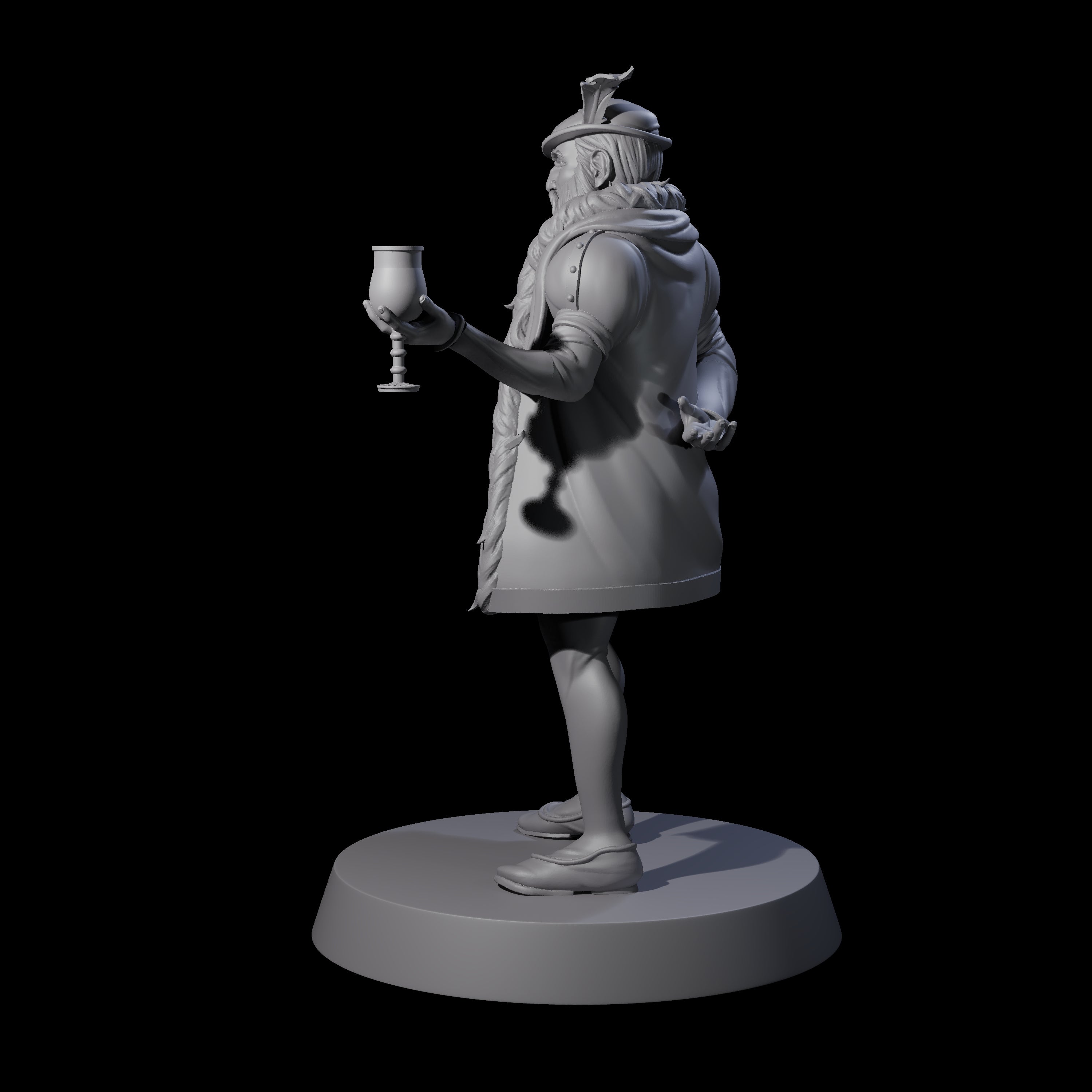 Aloof Senator Miniature for Dungeons and Dragons, Pathfinder or other TTRPGs