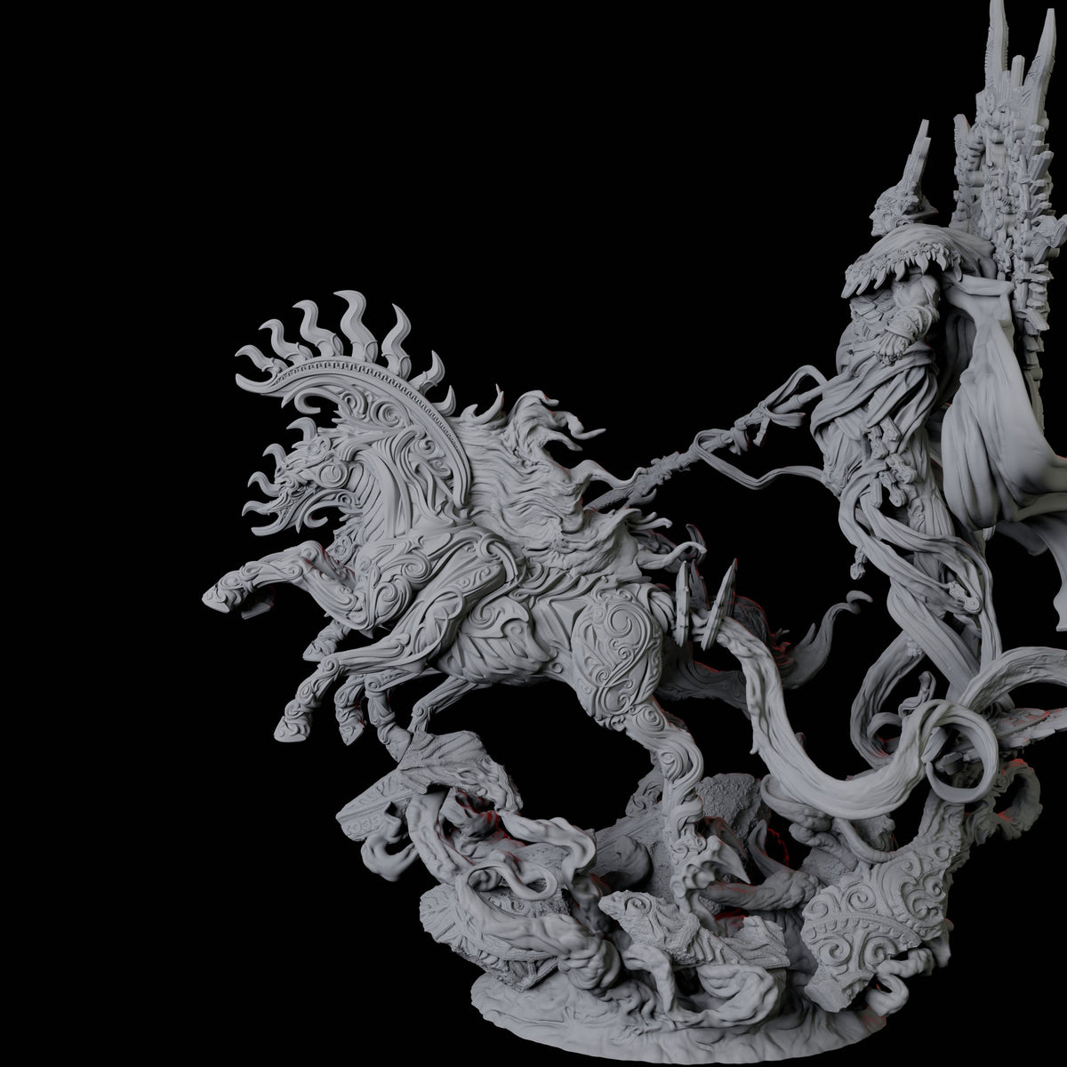 Ancient Celestial Solar Miniature for Dungeons and Dragons, Pathfinder or other TTRPGs