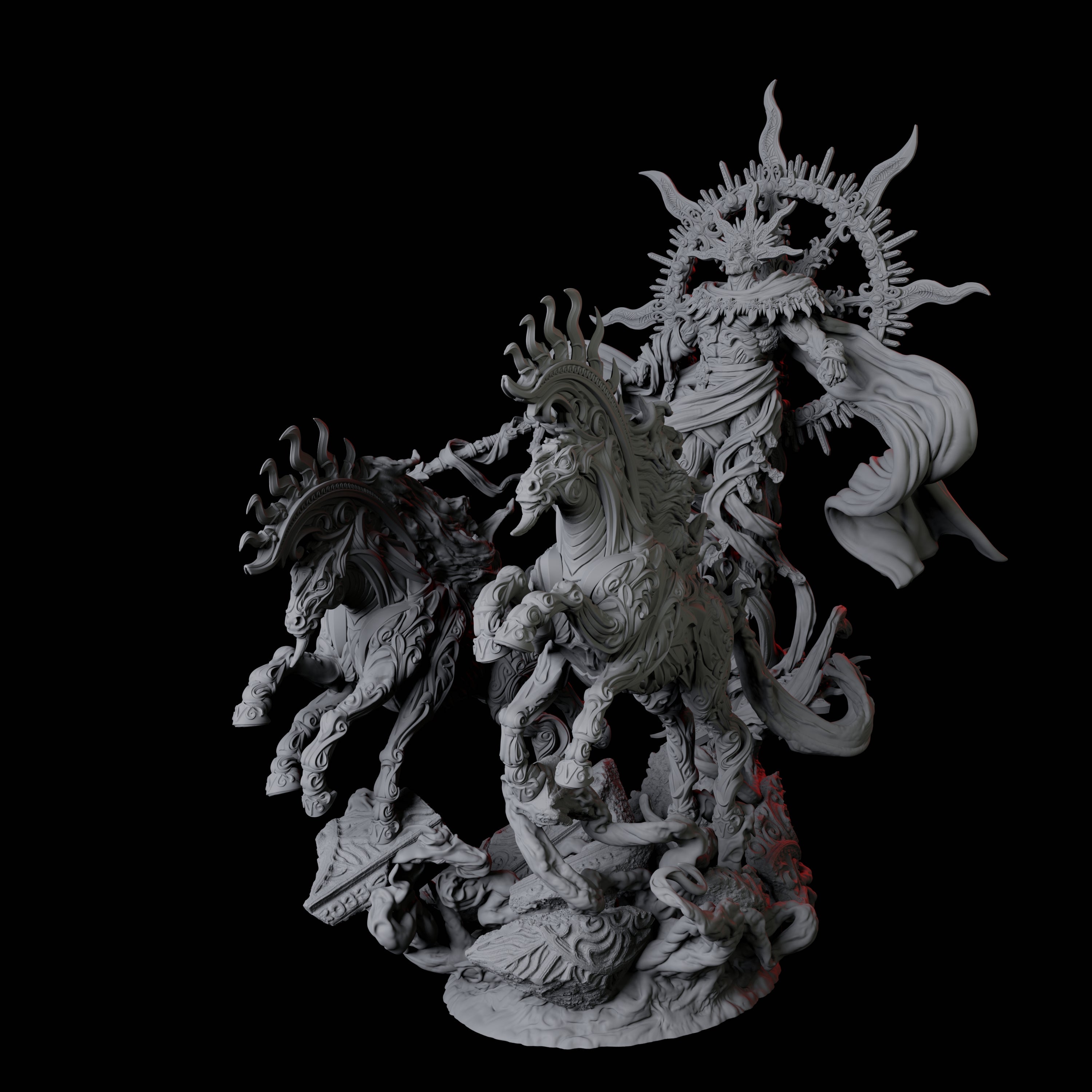 Ancient Celestial Solar Miniature for Dungeons and Dragons, Pathfinder or other TTRPGs