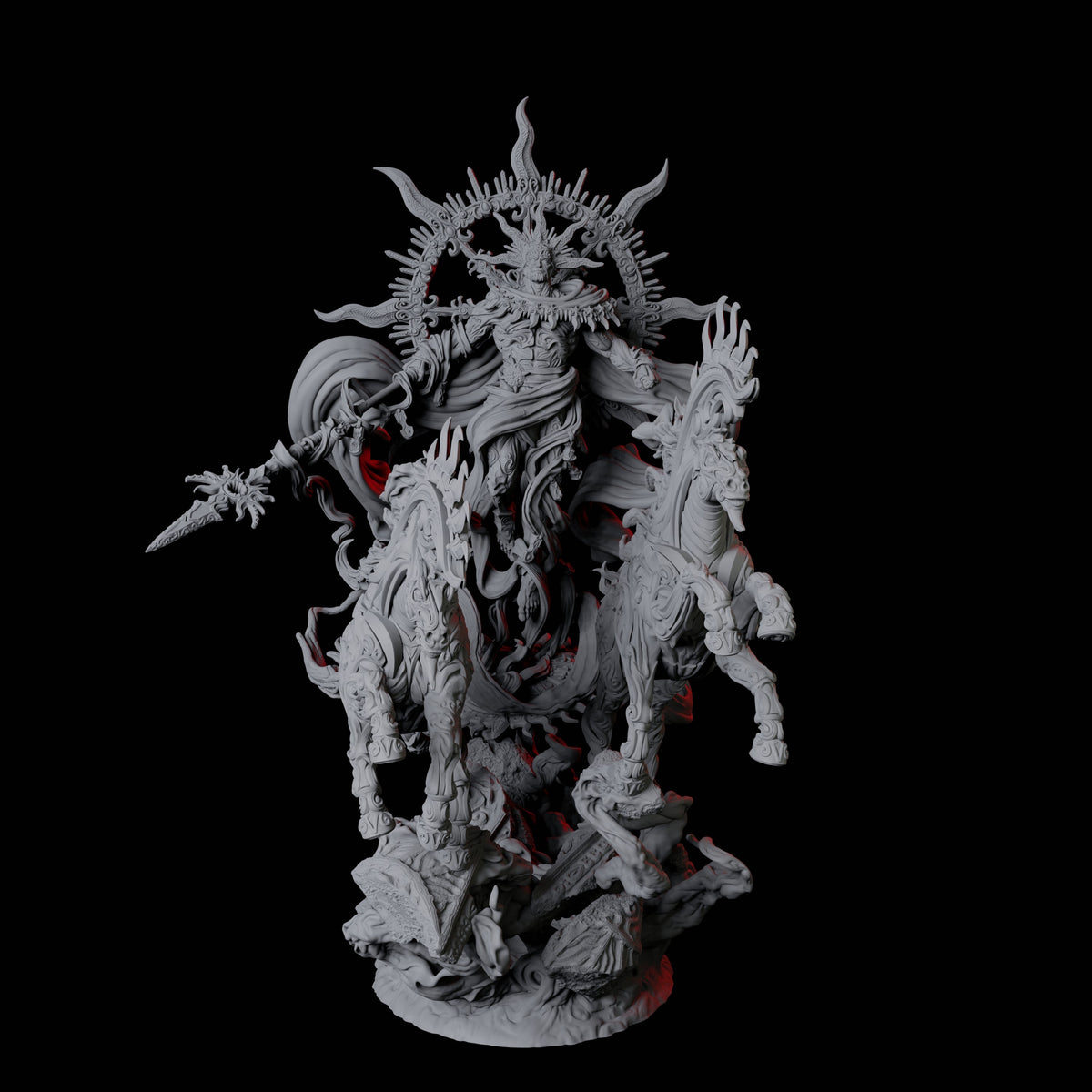 Ancient Celestial Solar Miniature for Dungeons and Dragons, Pathfinder or other TTRPGs