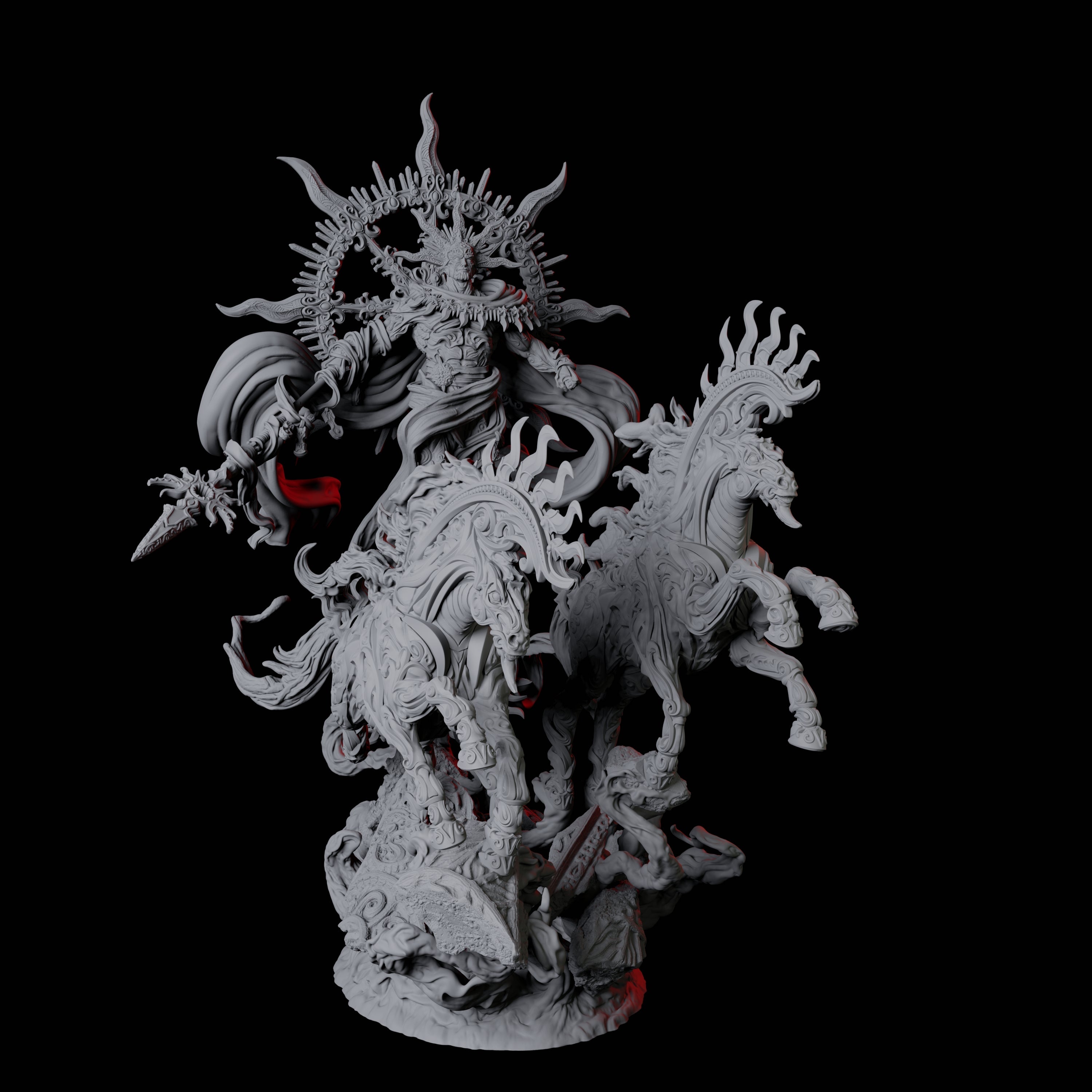 Ancient Celestial Solar Miniature for Dungeons and Dragons, Pathfinder or other TTRPGs