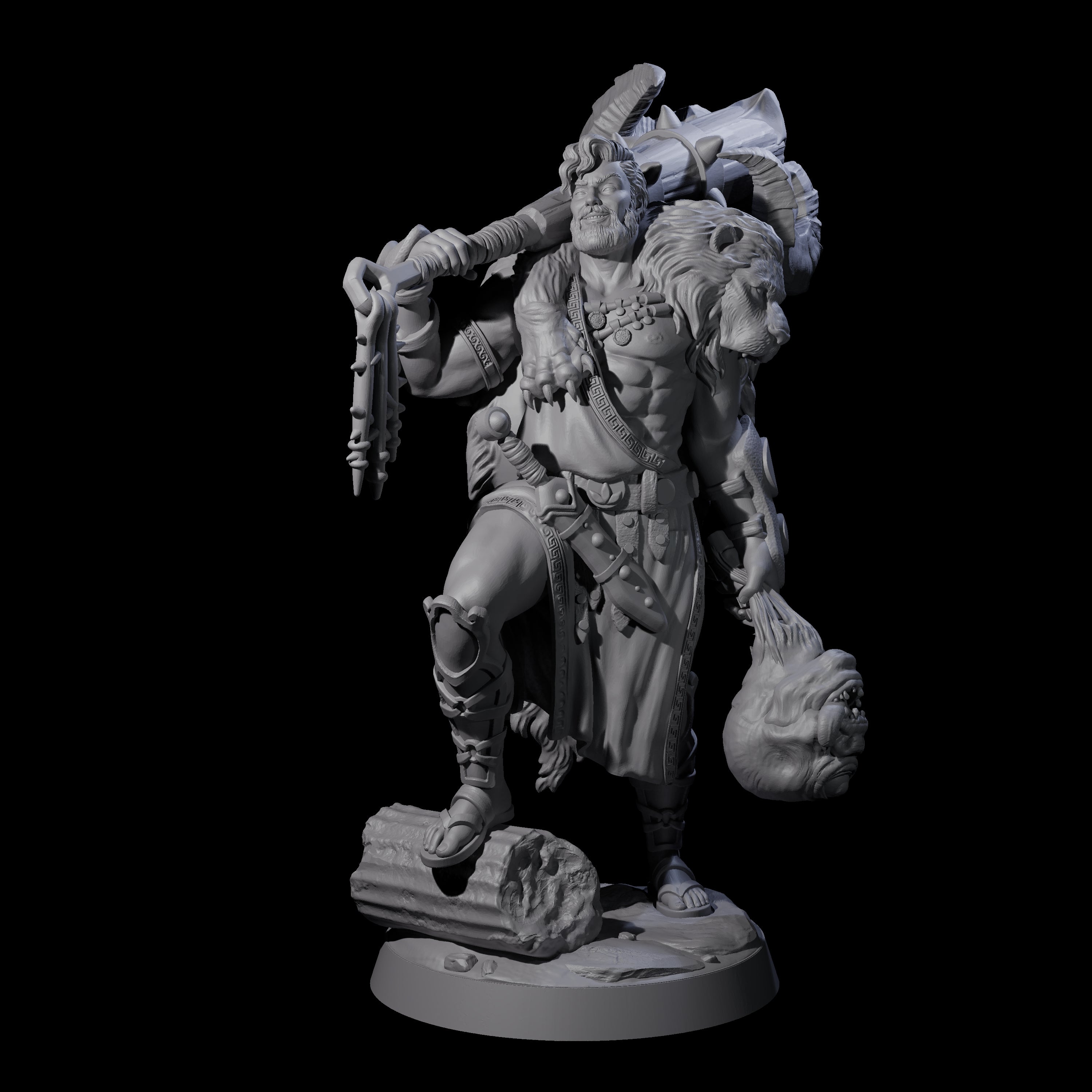 Ancient Greek Hero Cyclops Slayer Miniature for Dungeons and Dragons, Pathfinder or other TTRPGs
