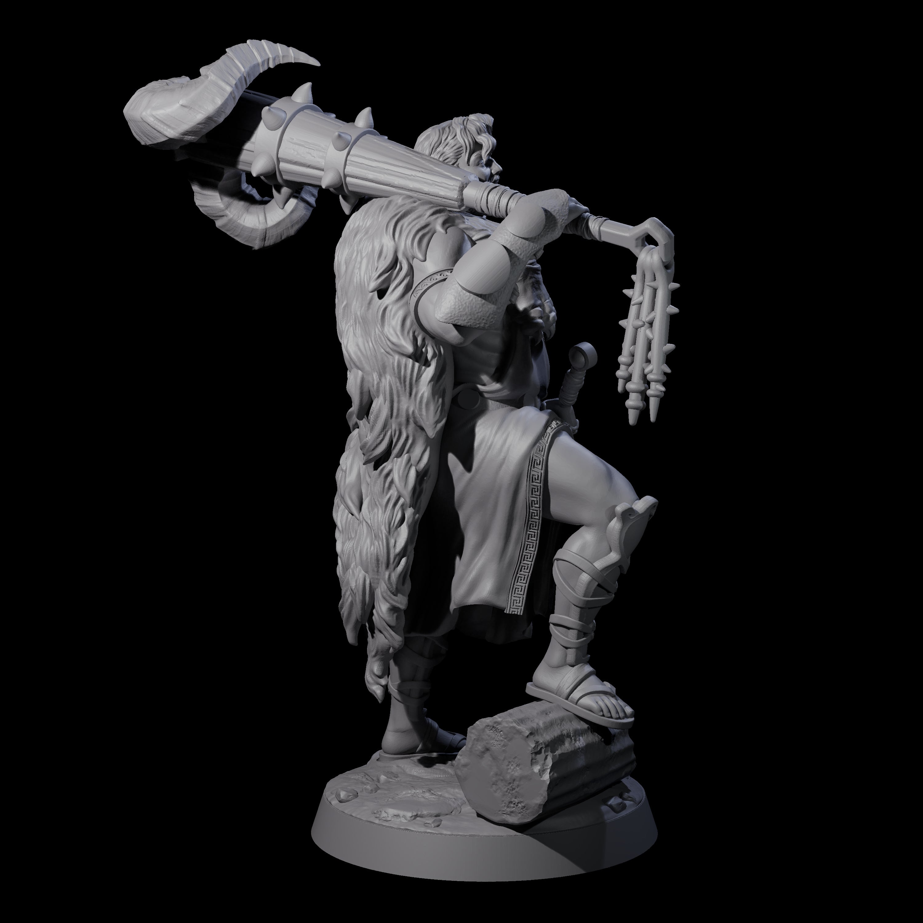 Ancient Greek Hero Cyclops Slayer Miniature for Dungeons and Dragons, Pathfinder or other TTRPGs