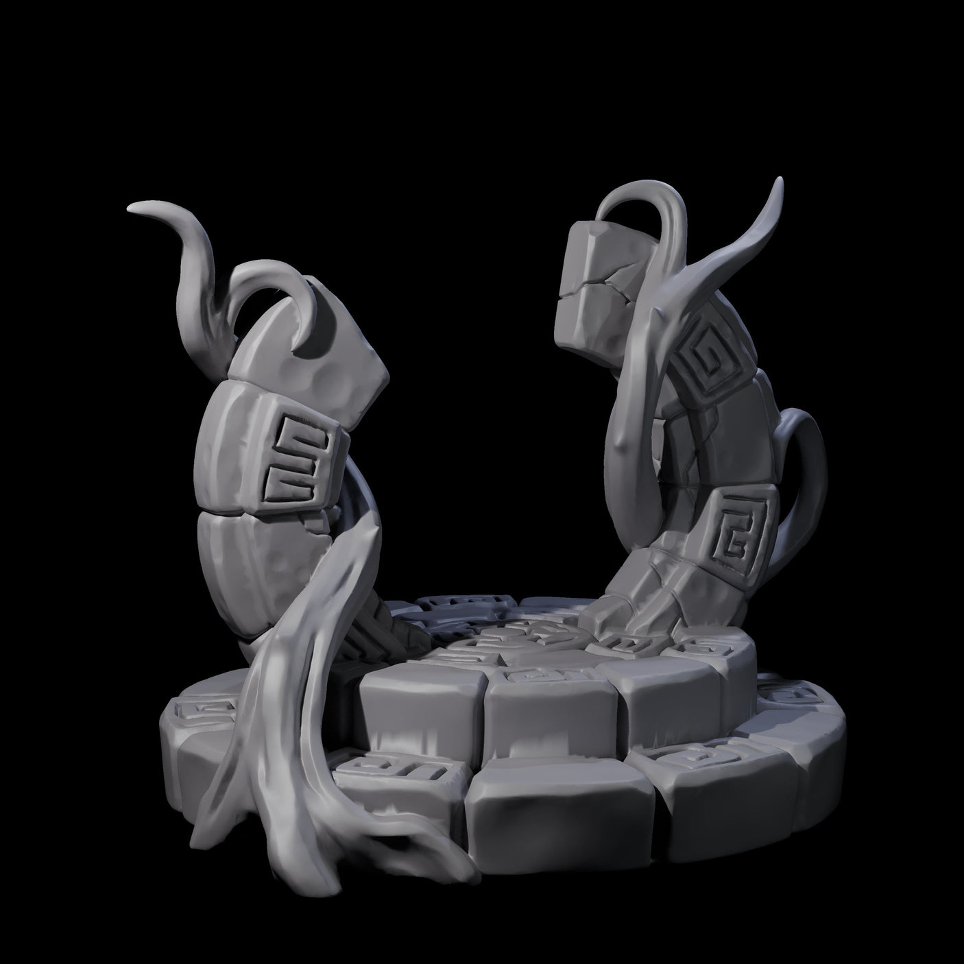 Ancient Portal Miniature for Dungeons and Dragons, Pathfinder or other TTRPGs
