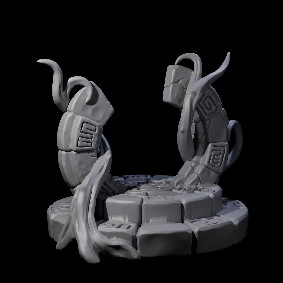 Ancient Portal Miniature for Dungeons and Dragons, Pathfinder or other TTRPGs