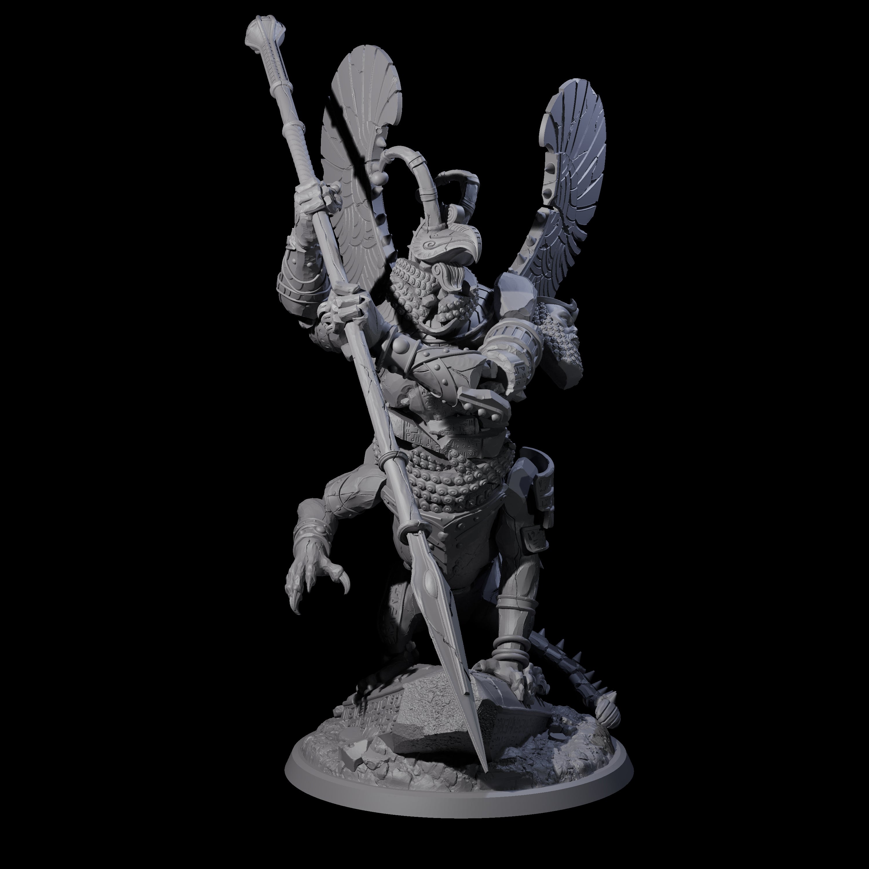 Ancient Stone Golem Guardian Miniature for Dungeons and Dragons, Pathfinder or other TTRPGs