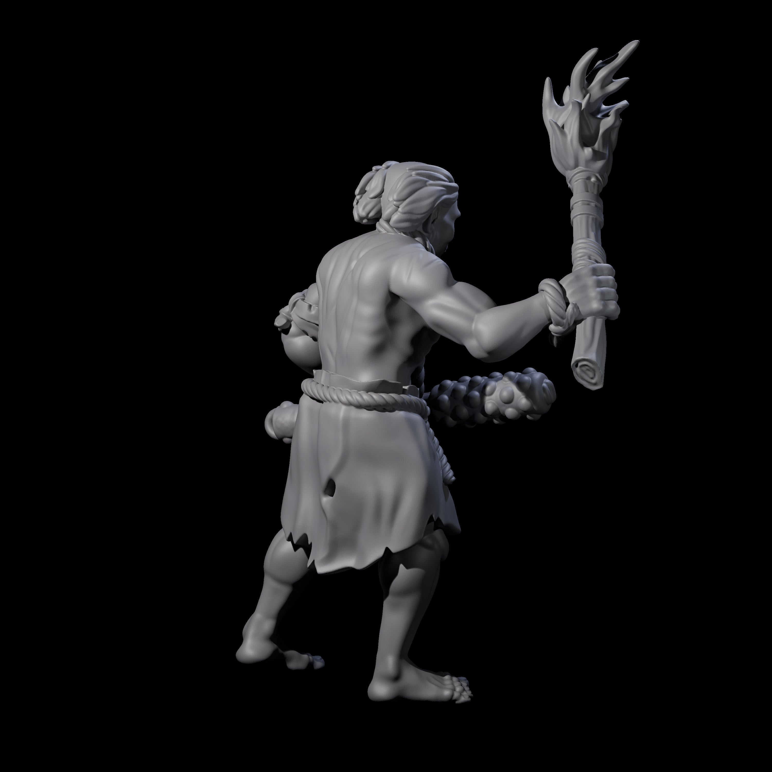 Angry Congregation Member A Miniature for Dungeons and Dragons, Pathfinder or other TTRPGs