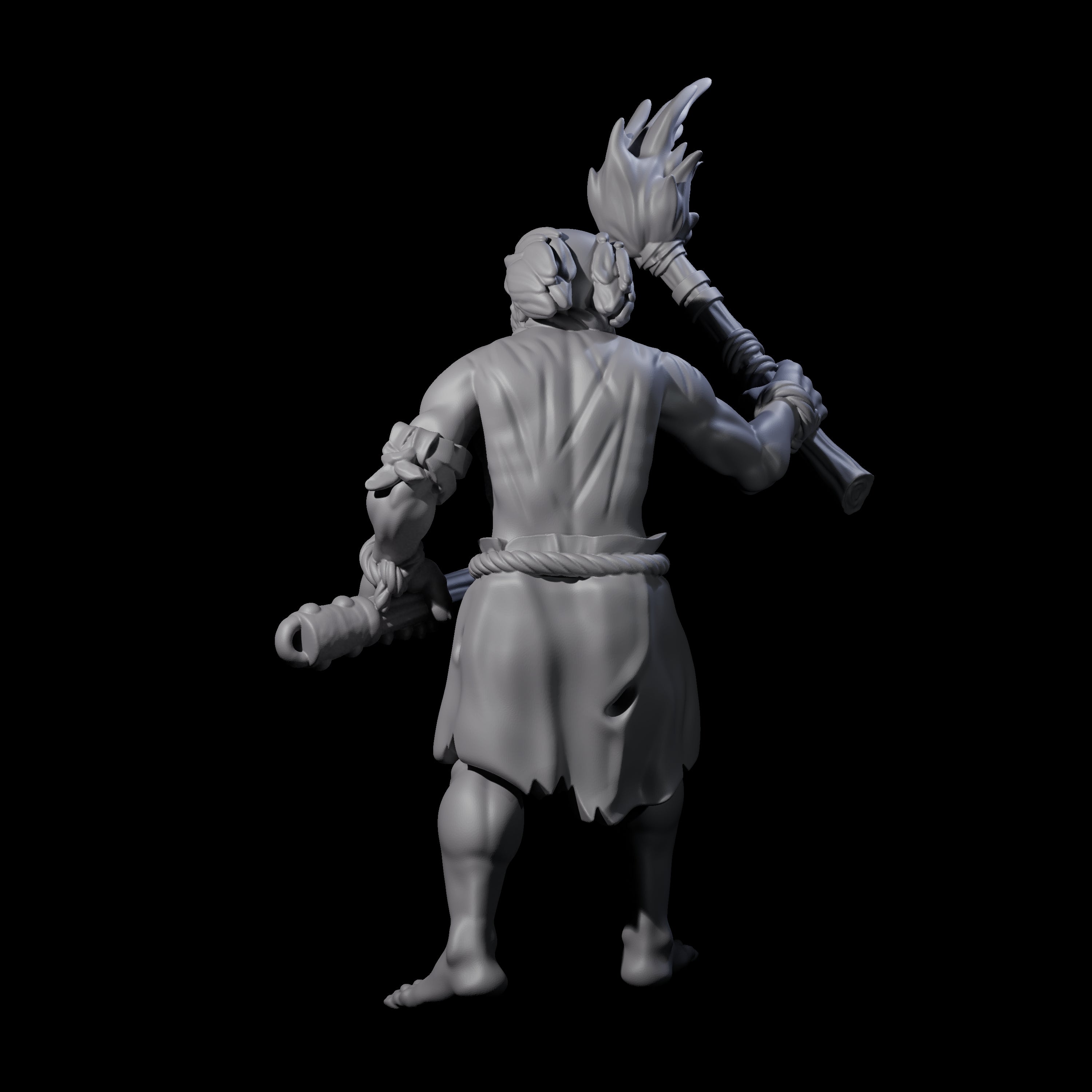 Angry Congregation Member A Miniature for Dungeons and Dragons, Pathfinder or other TTRPGs
