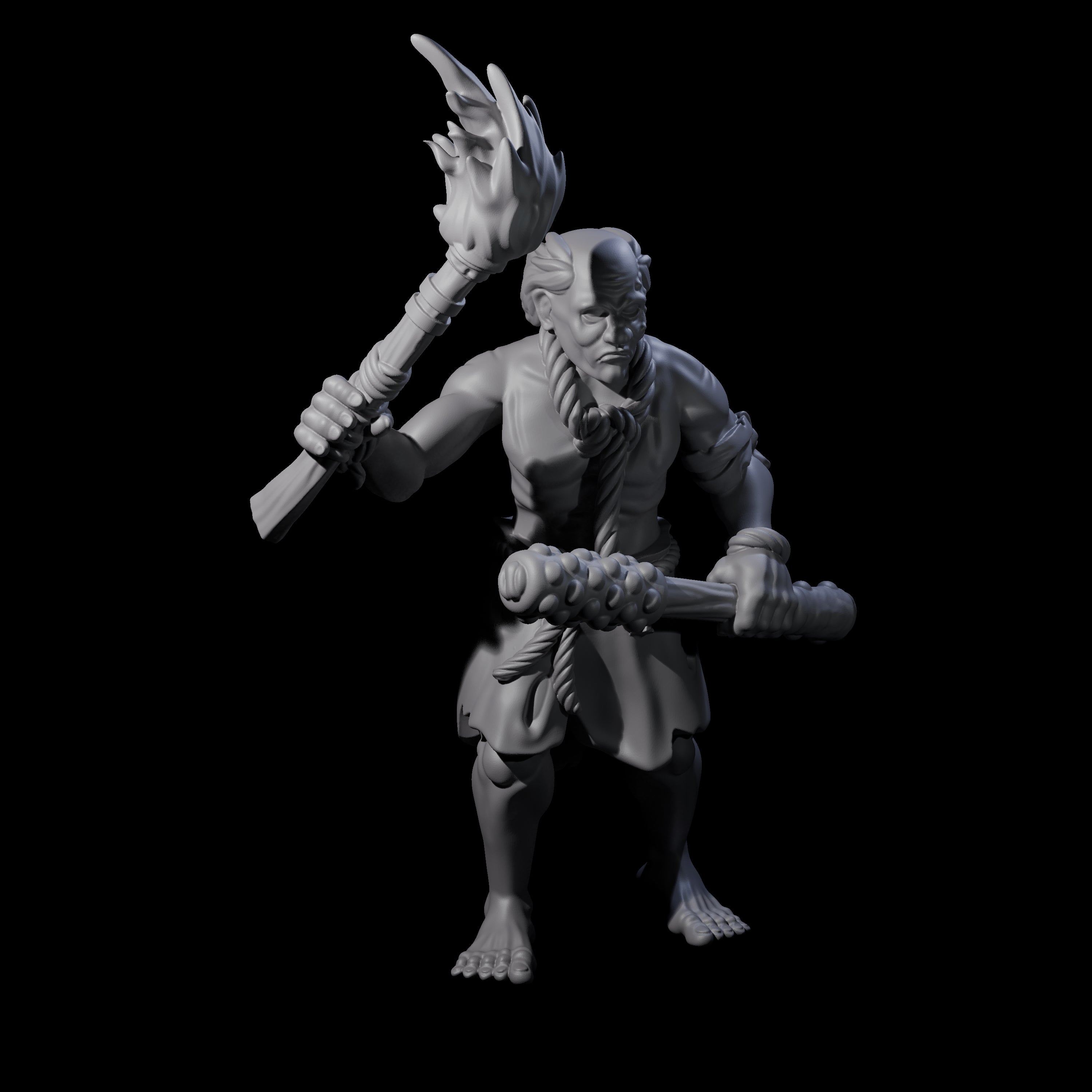 Angry Congregation Member A Miniature for Dungeons and Dragons, Pathfinder or other TTRPGs