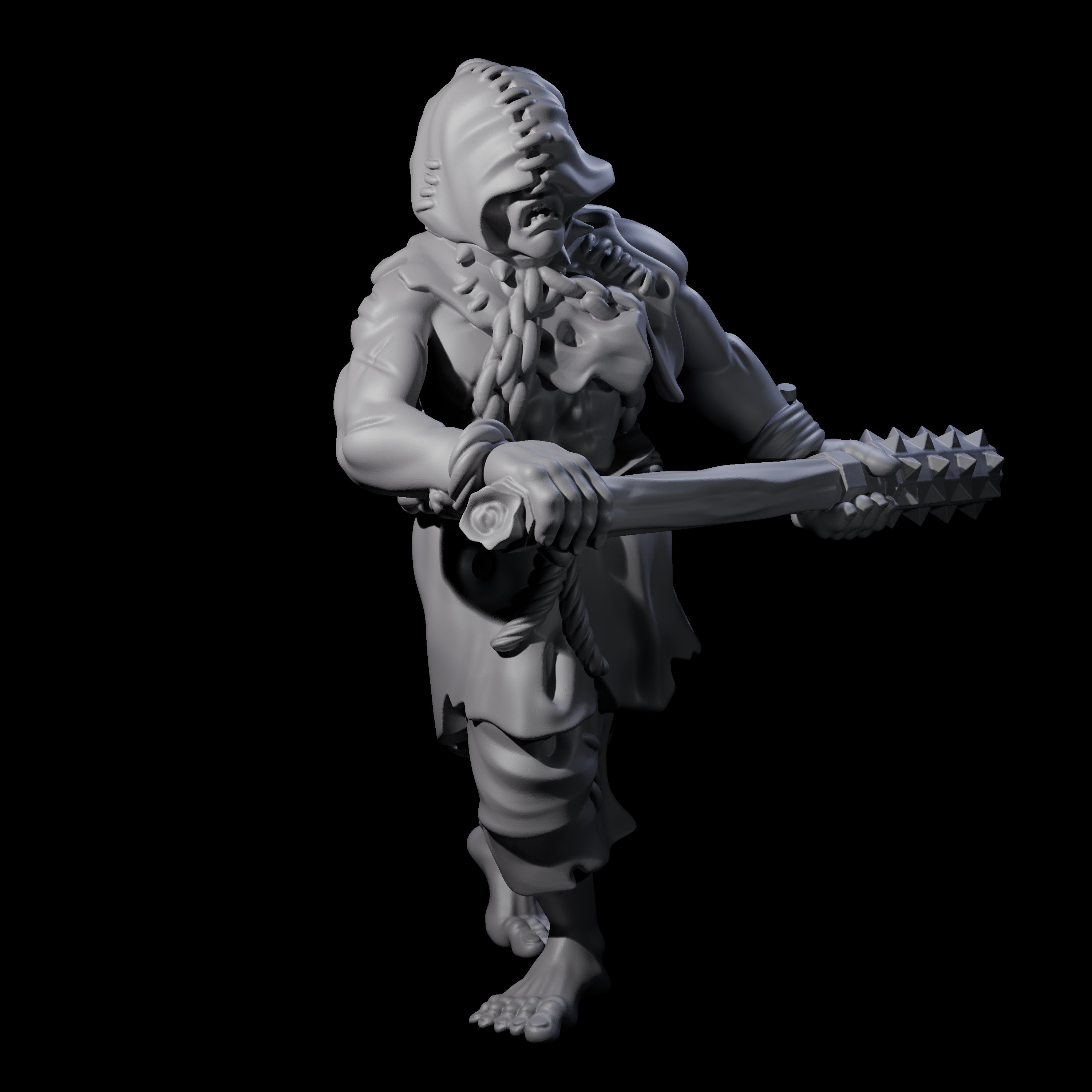 Angry Congregation Member F Miniature for Dungeons and Dragons, Pathfinder or other TTRPGs