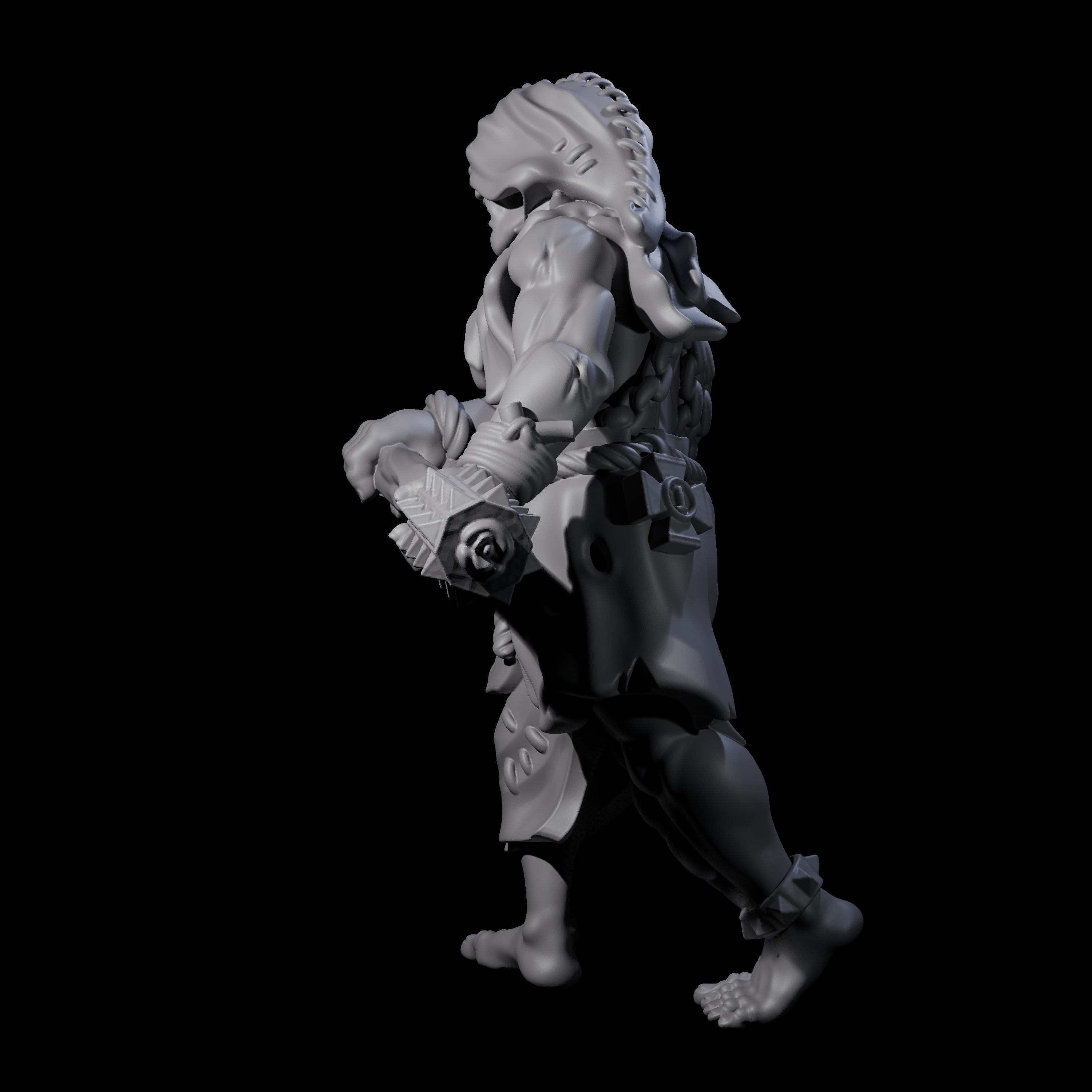 Angry Congregation Member F Miniature for Dungeons and Dragons, Pathfinder or other TTRPGs