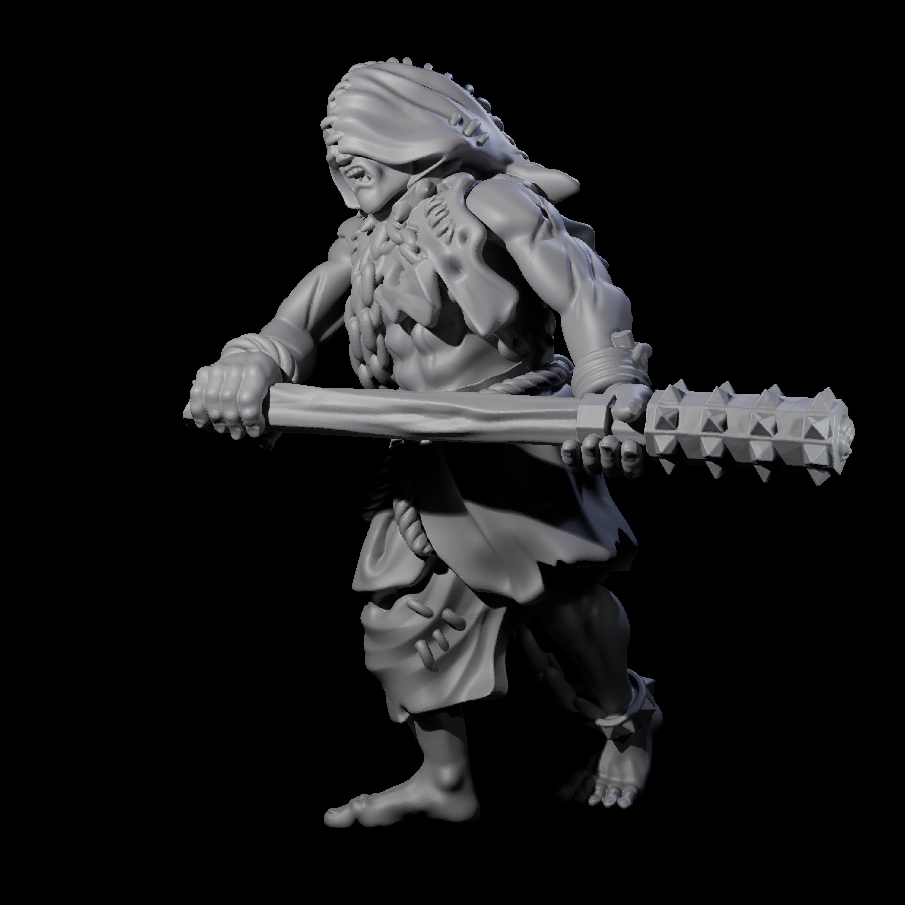 Angry Congregation Member F Miniature for Dungeons and Dragons, Pathfinder or other TTRPGs