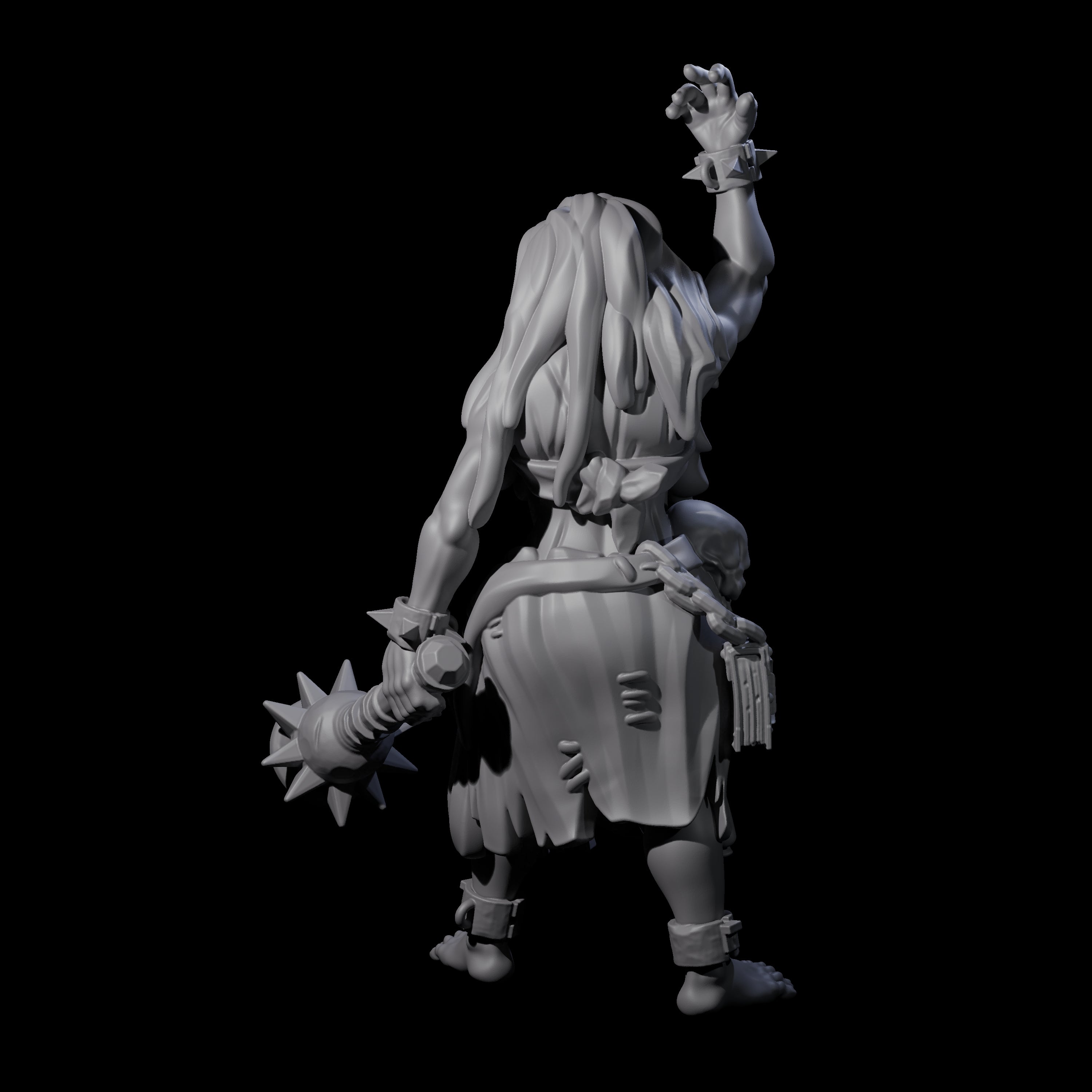 Angry Congregation Member G Miniature for Dungeons and Dragons, Pathfinder or other TTRPGs