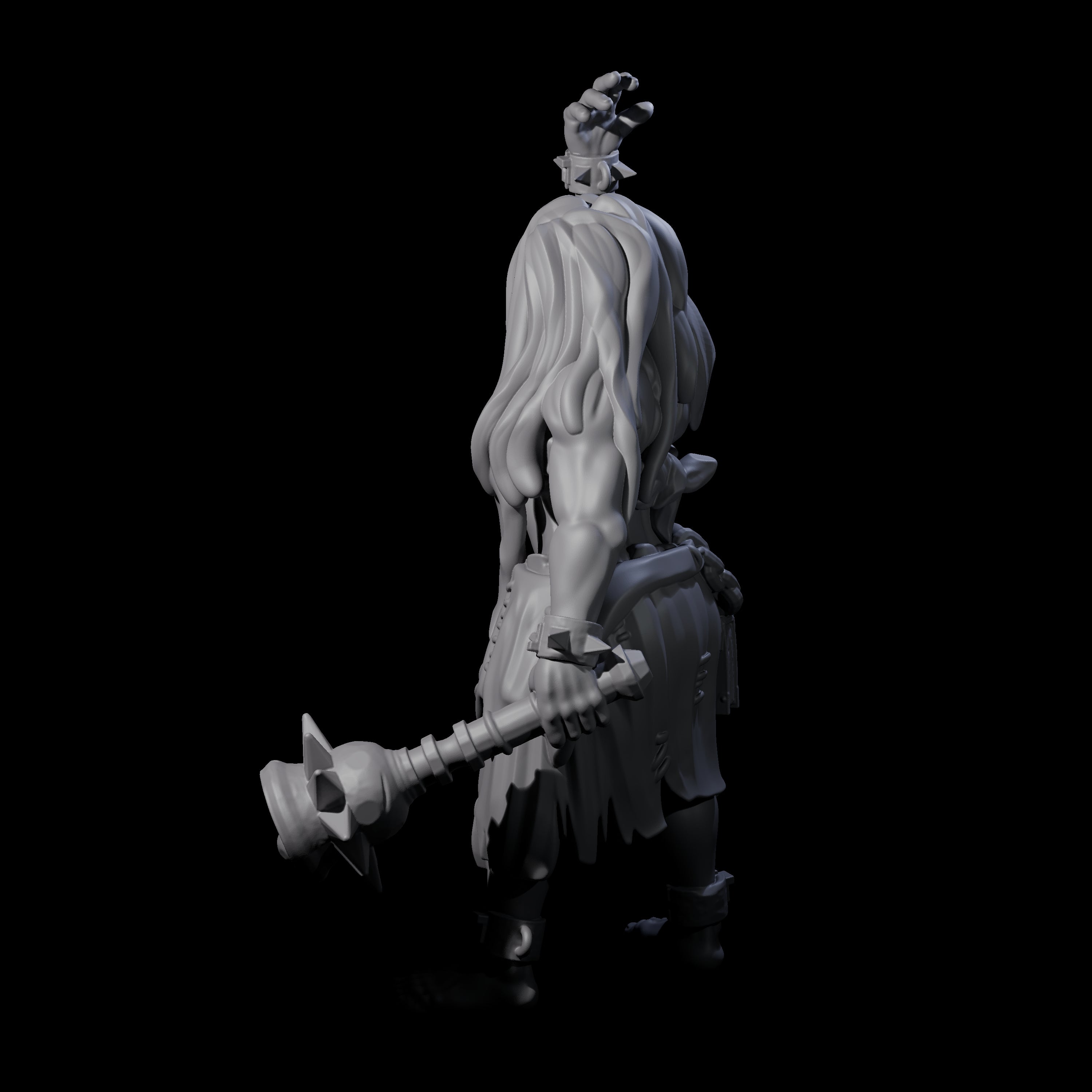 Angry Congregation Member G Miniature for Dungeons and Dragons, Pathfinder or other TTRPGs