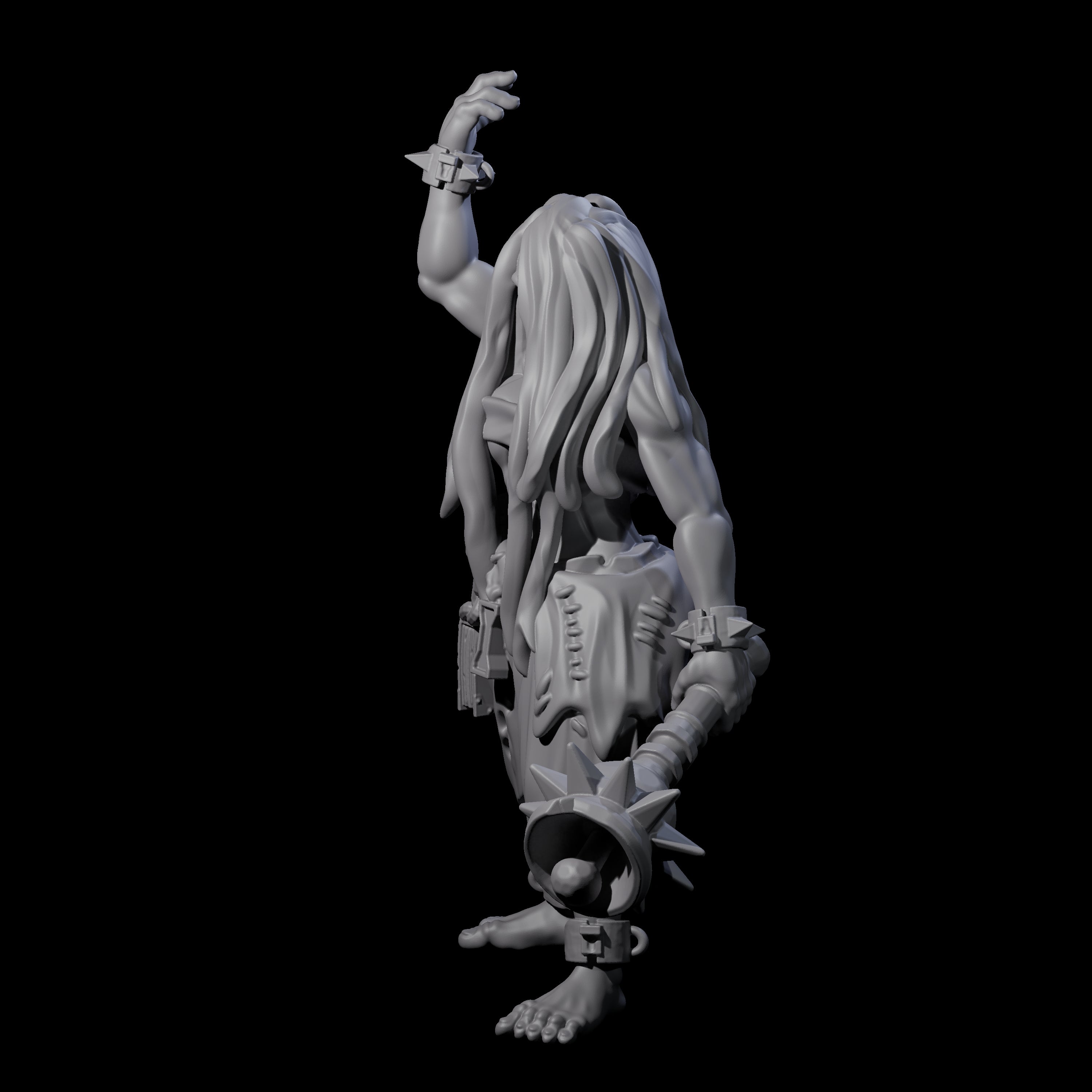 Angry Congregation Member G Miniature for Dungeons and Dragons, Pathfinder or other TTRPGs