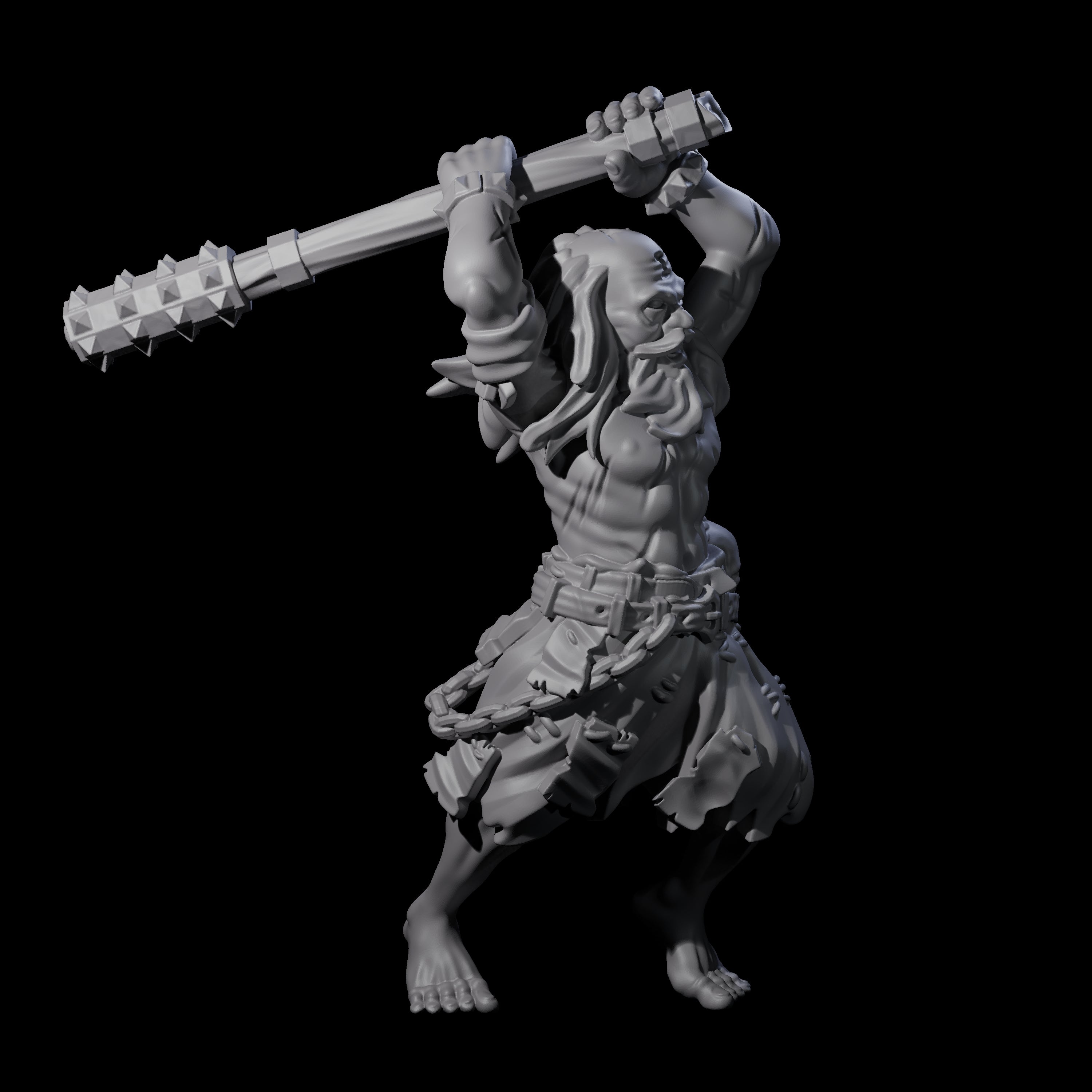 Angry Congregation Member H Miniature for Dungeons and Dragons, Pathfinder or other TTRPGs