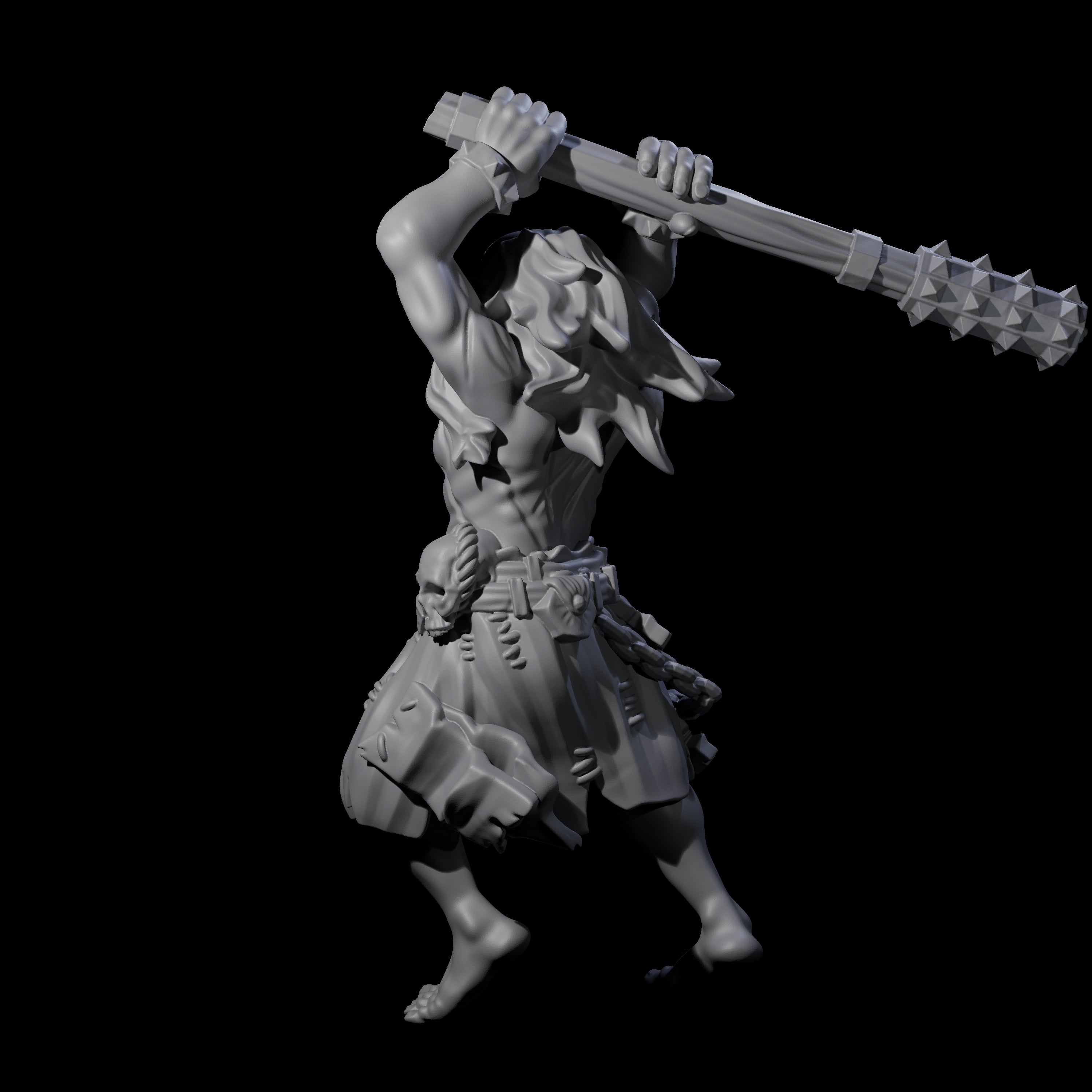 Angry Congregation Member H Miniature for Dungeons and Dragons, Pathfinder or other TTRPGs