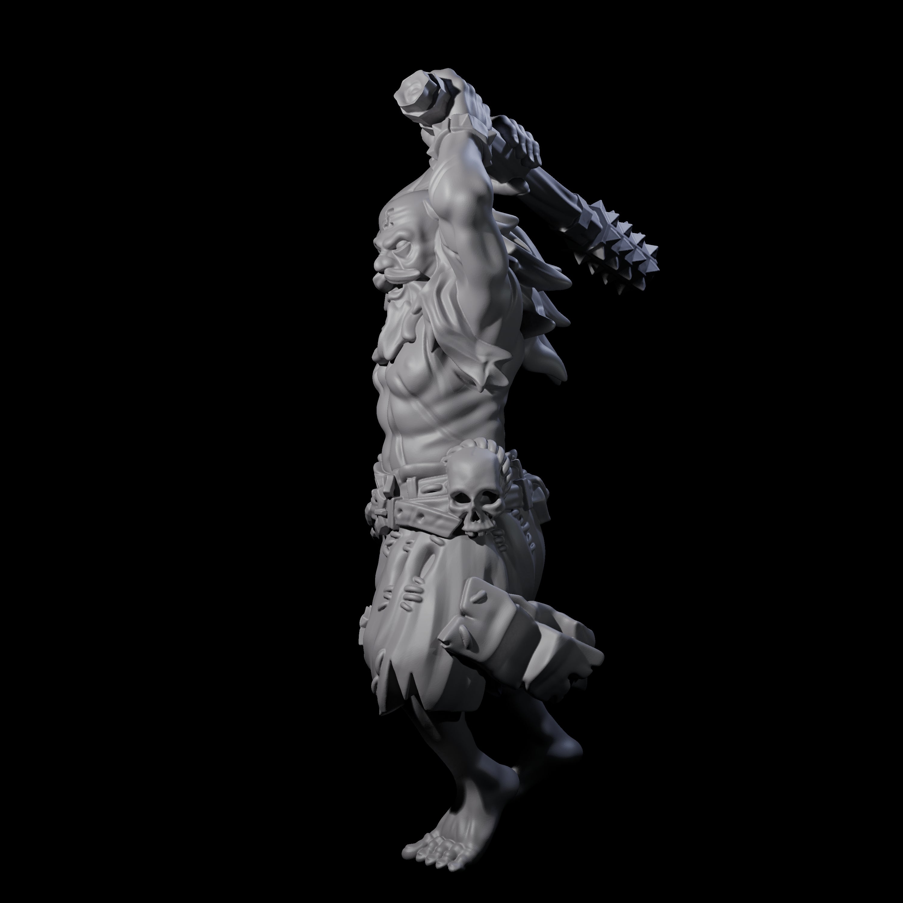 Angry Congregation Member H Miniature for Dungeons and Dragons, Pathfinder or other TTRPGs