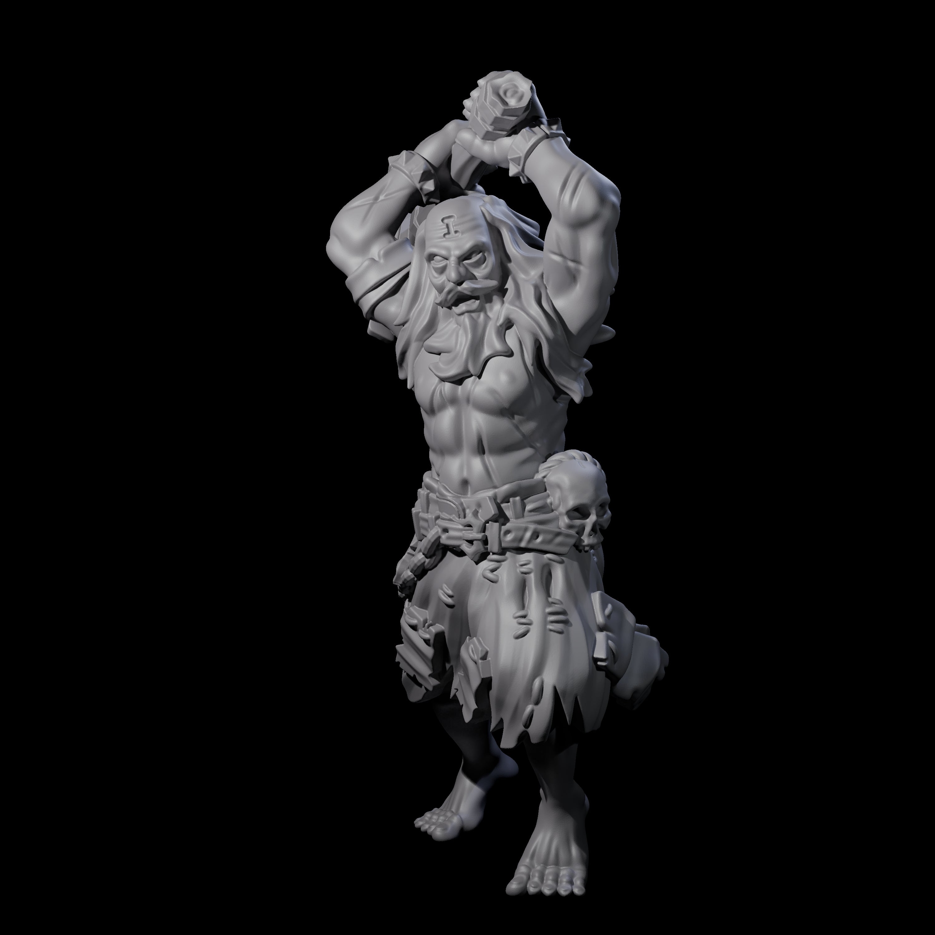 Angry Congregation Member H Miniature for Dungeons and Dragons, Pathfinder or other TTRPGs