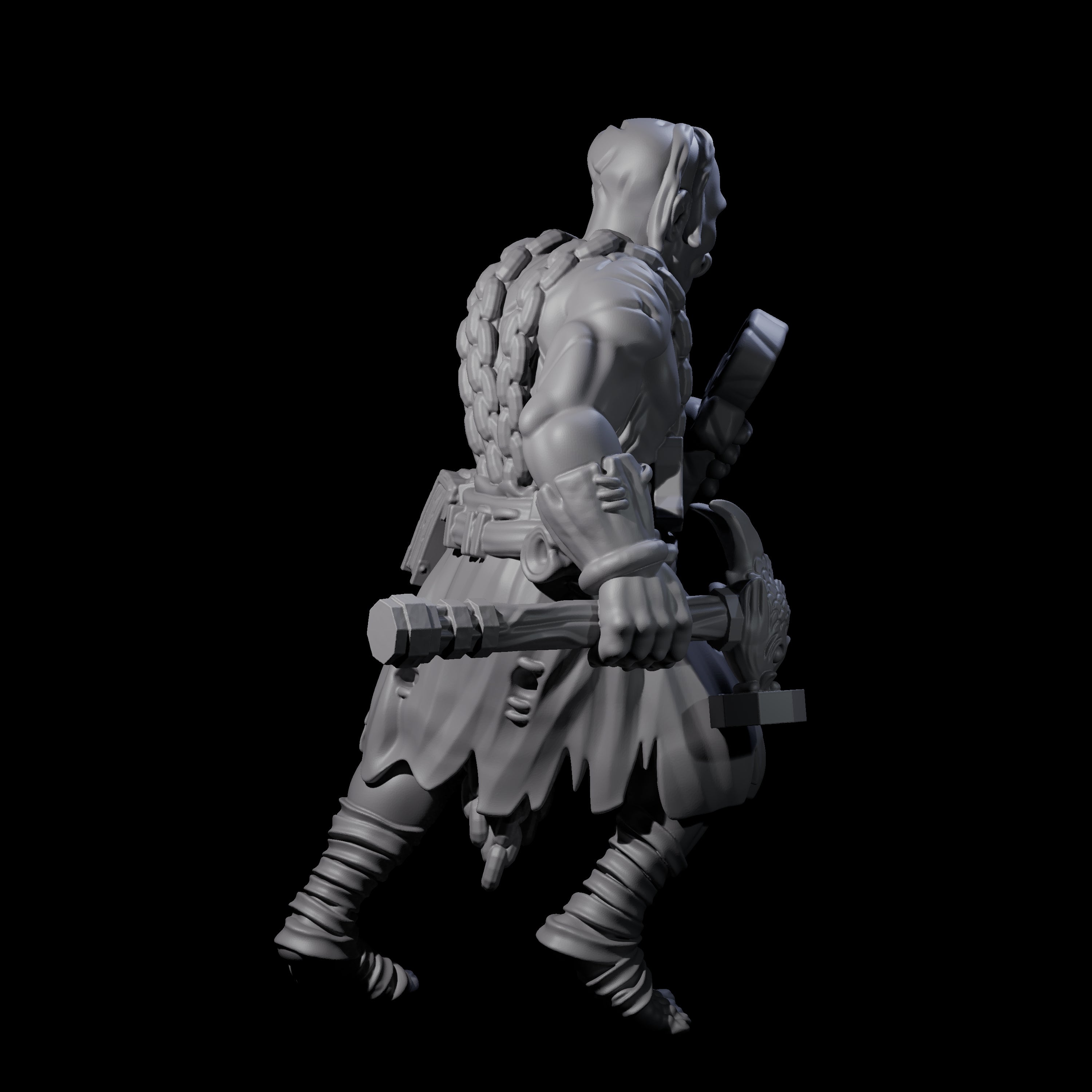 Angry Congregation Member I Miniature for Dungeons and Dragons, Pathfinder or other TTRPGs