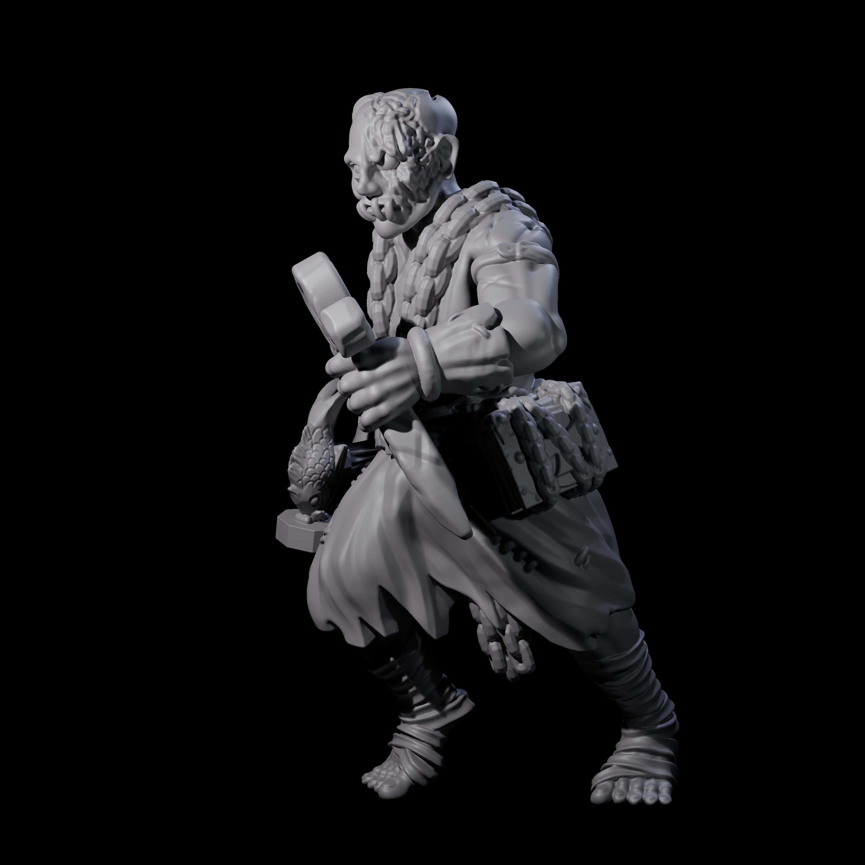 Angry Congregation Member I Miniature for Dungeons and Dragons, Pathfinder or other TTRPGs