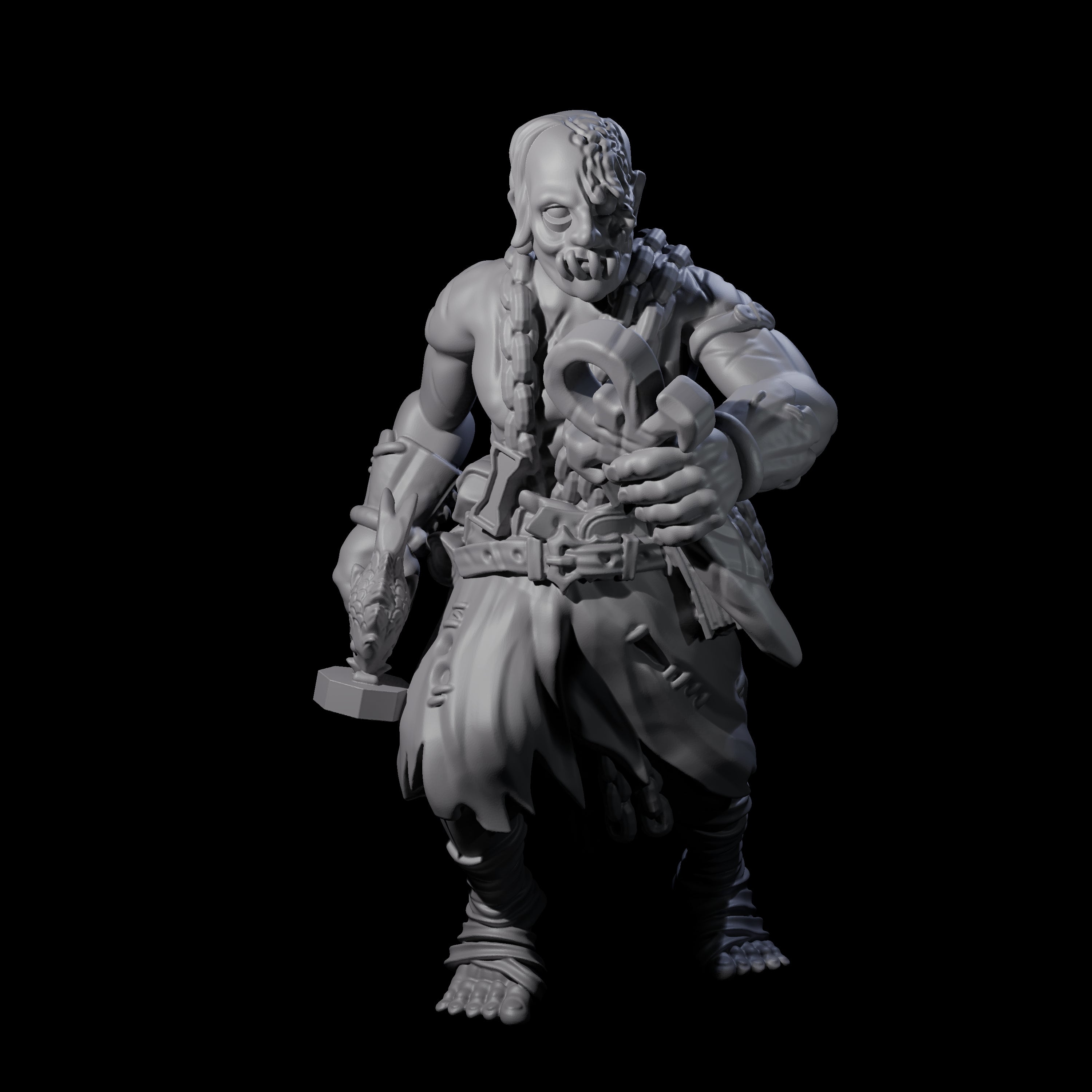 Angry Congregation Member I Miniature for Dungeons and Dragons, Pathfinder or other TTRPGs